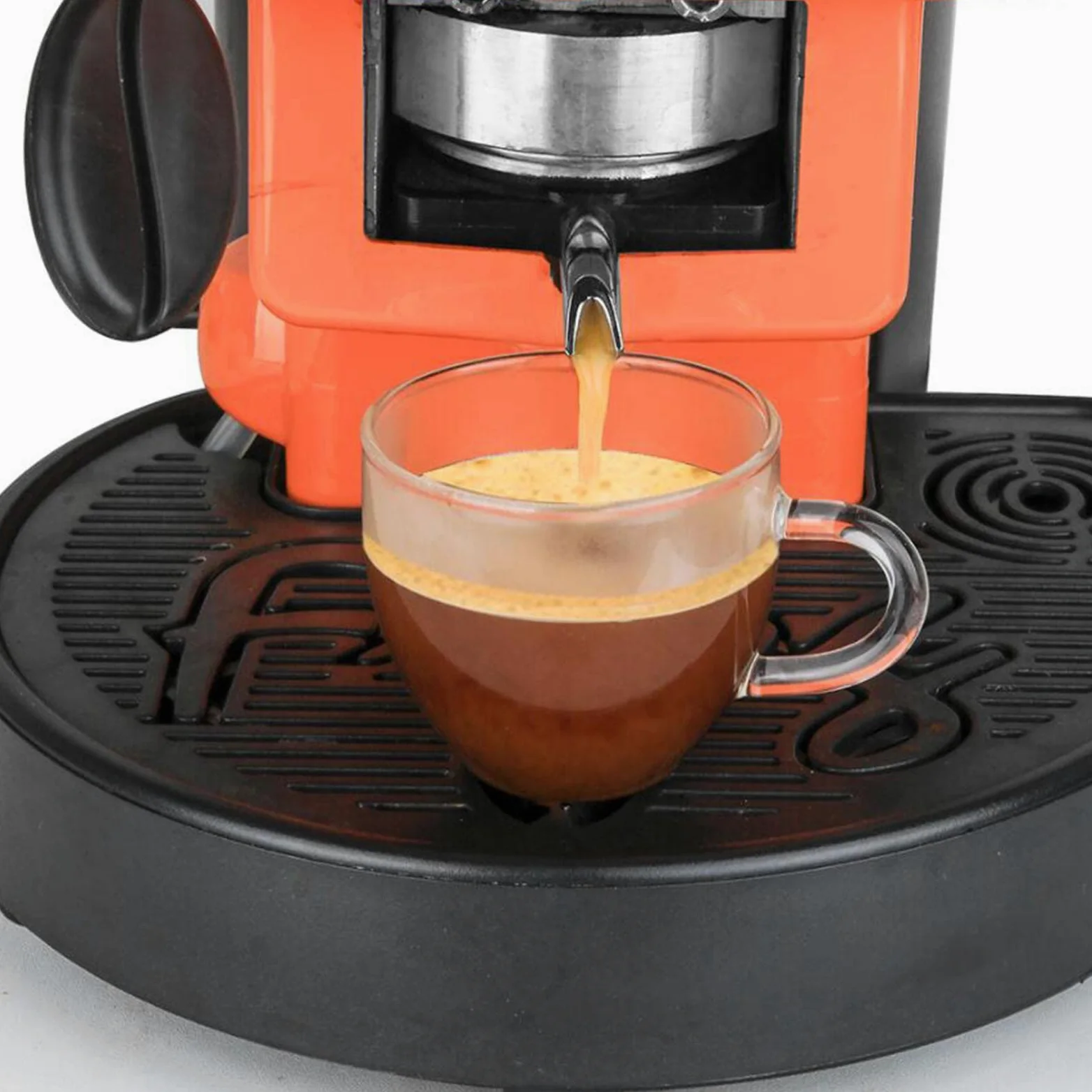 Filtros de Café Reutilizables de Acero Inoxidable de 420 Mm, Cápsulas Recargables con Cuchara Y Cepillo de Limpieza.