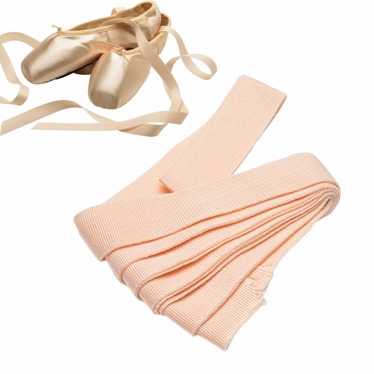 Cinta Elástica para Zapatillas de Punta - Accesorios de Ballet, Cinta de Satén Plana