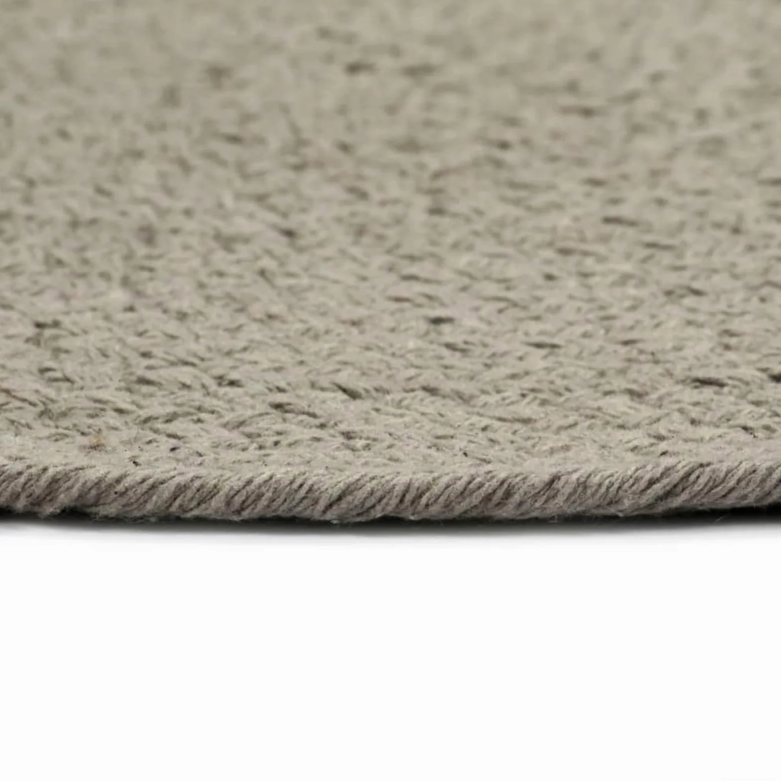 LAPOOH Mantel Individual 6 Unidades Liso Redondo algodón Gris 38 cm, Salvamanteles Individuales, Placemat, Salva Manteles - SPU:133849