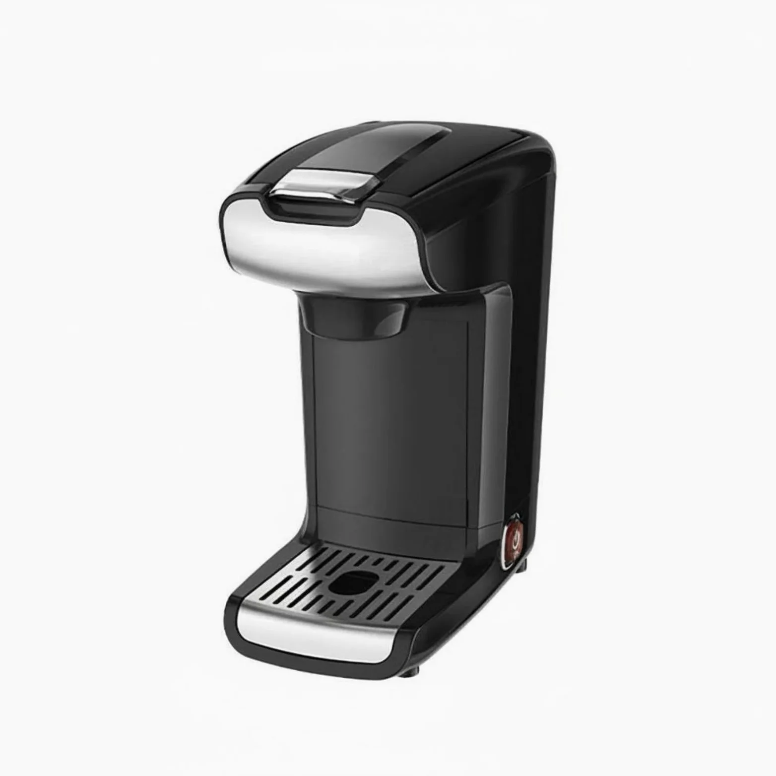 Cafetera Eléctrica Máquina de Café Individual 2 en 1 Cafetera de Cápsulas Cafetera de Filtro con Capacidad para Taza de 300ml Cuerpo Compacto y