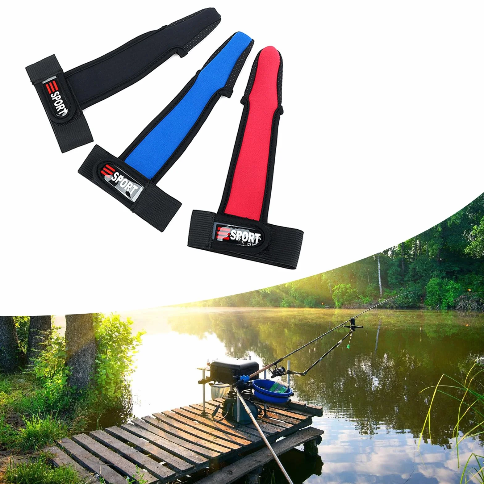 Guantes de pesca profesional protector de dedo accesorio