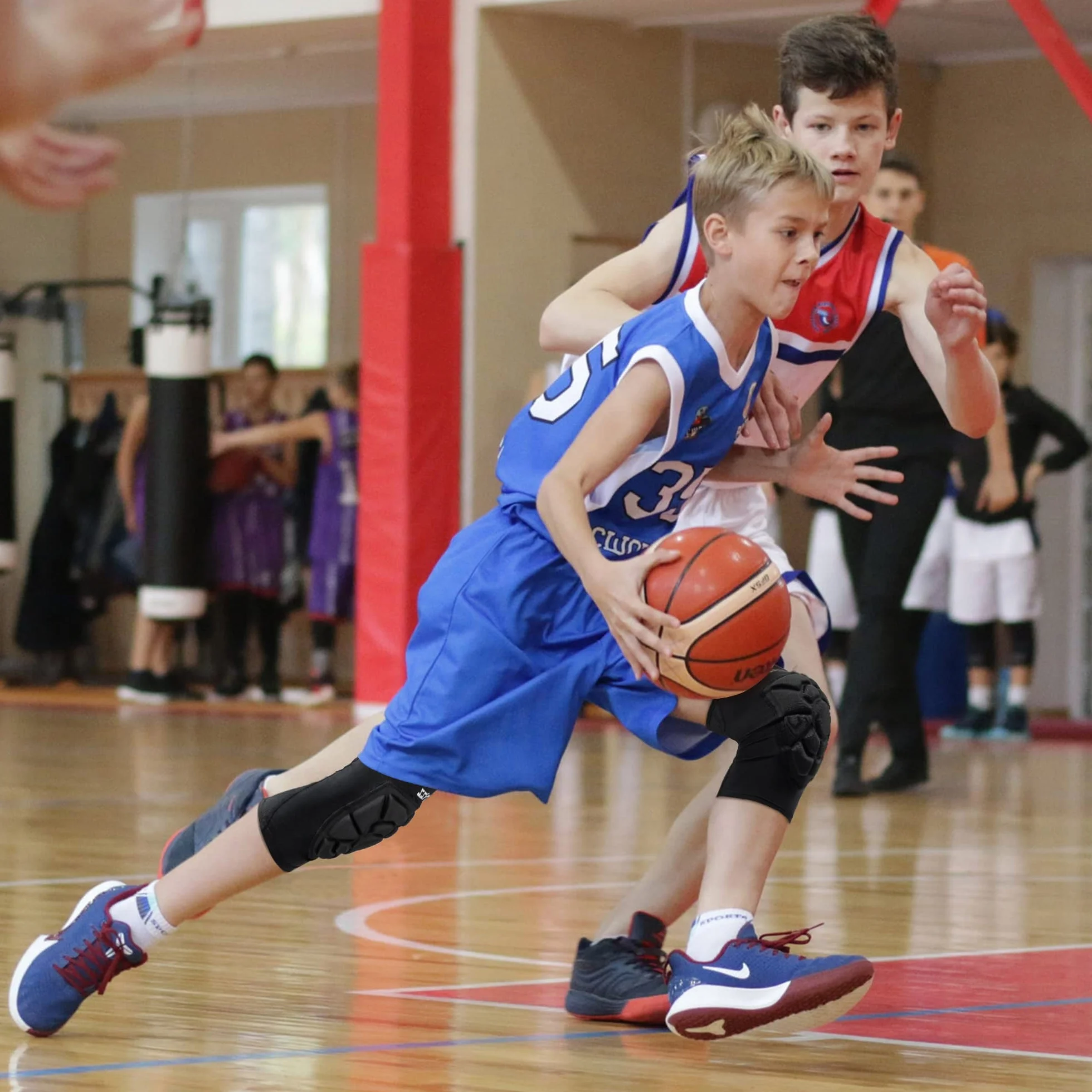 Rodilleras Deportivas Voleibol 1 Par Rodillera Acolchada para Baloncesto Futbol Gimnasia