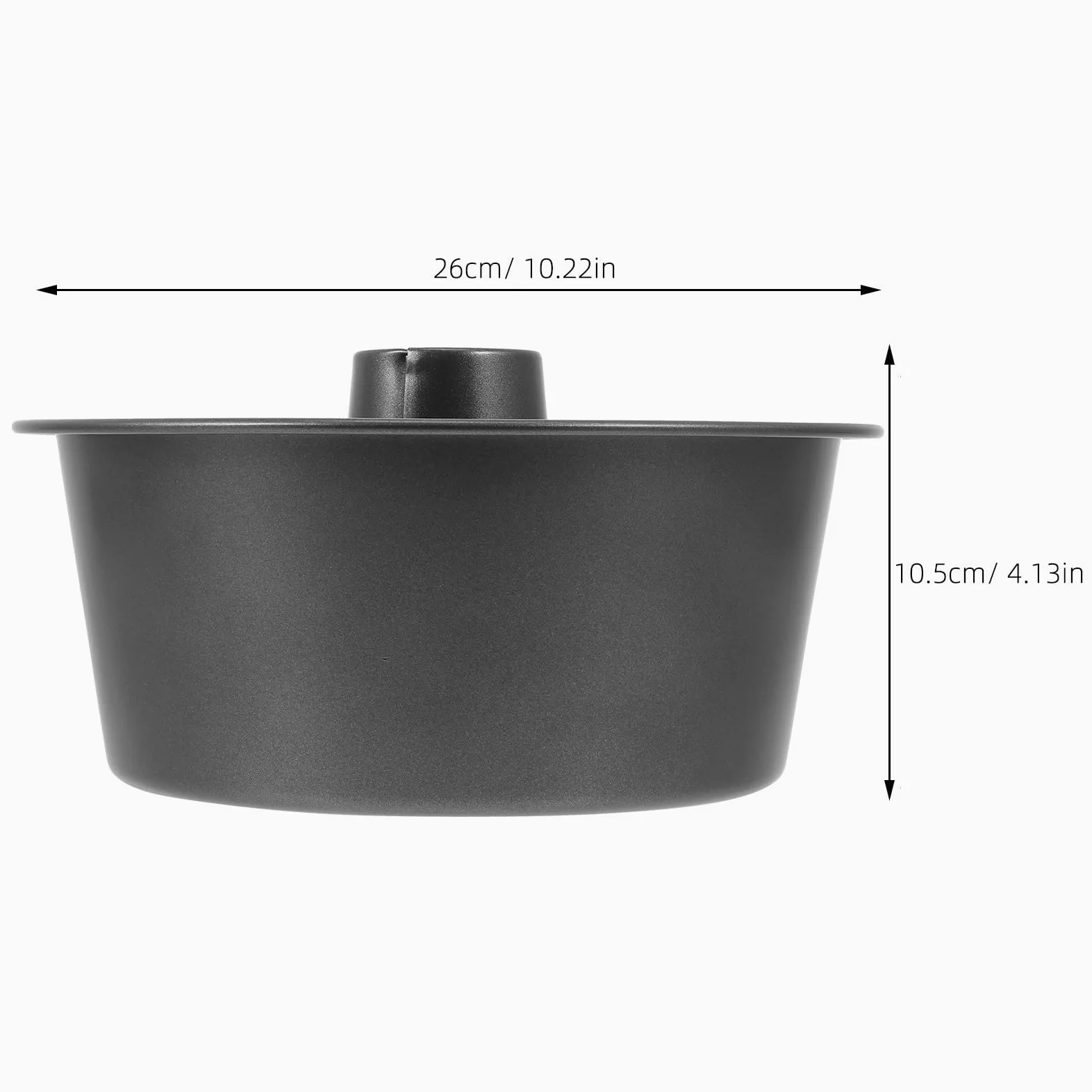 SEWACC Molde para Pastel Redondo de Acero al Carbono, Antiadherente y Resistente a Deformaciones, Distribución Uniforme del Calor para Repostería Casera