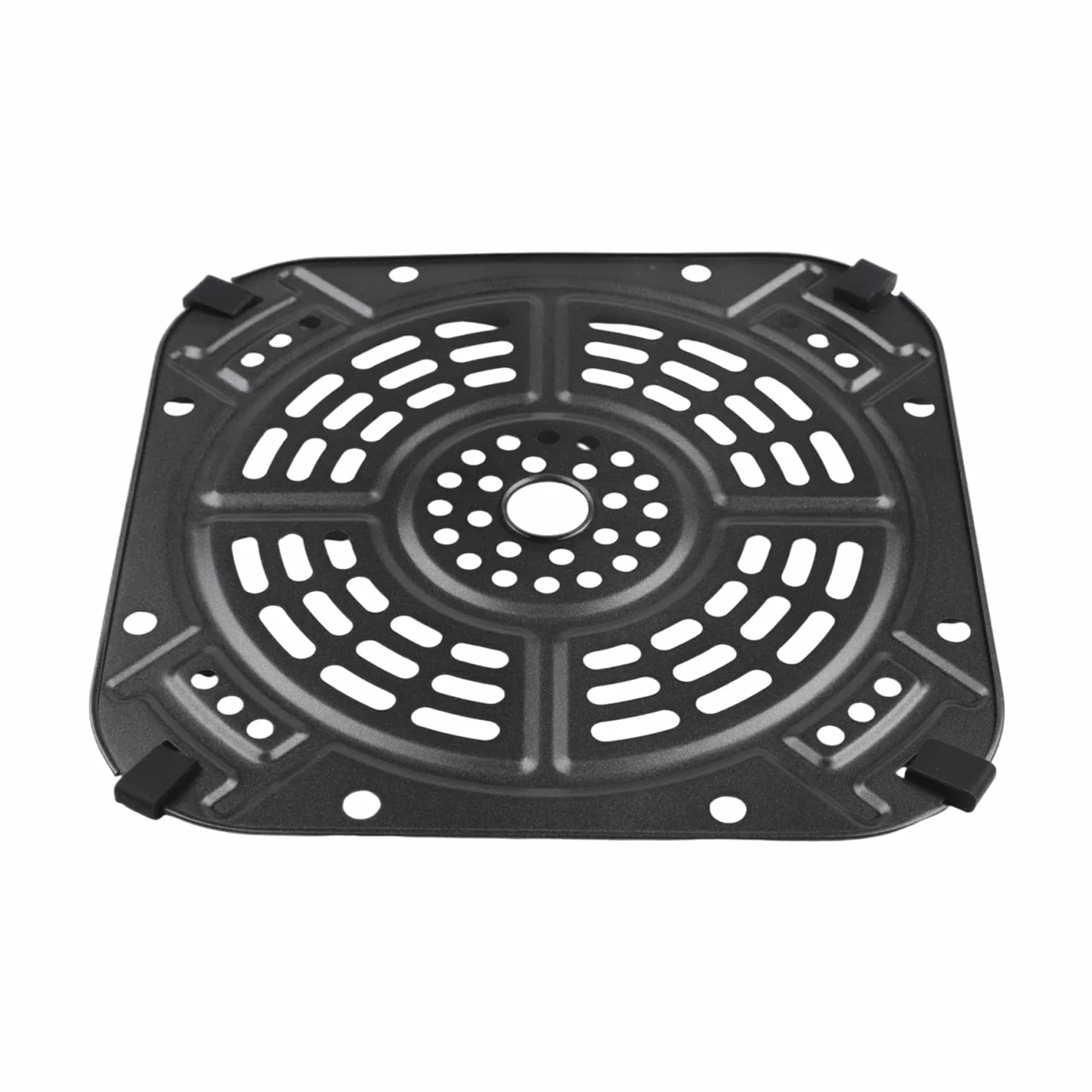 Genérico 1 Placa de Repuesto for freidora de Aire for 2 Cuartos. | 21,5x21,5 cm, bandeja cuadrada, duradera, compatible con AF141, fácil de limpiar