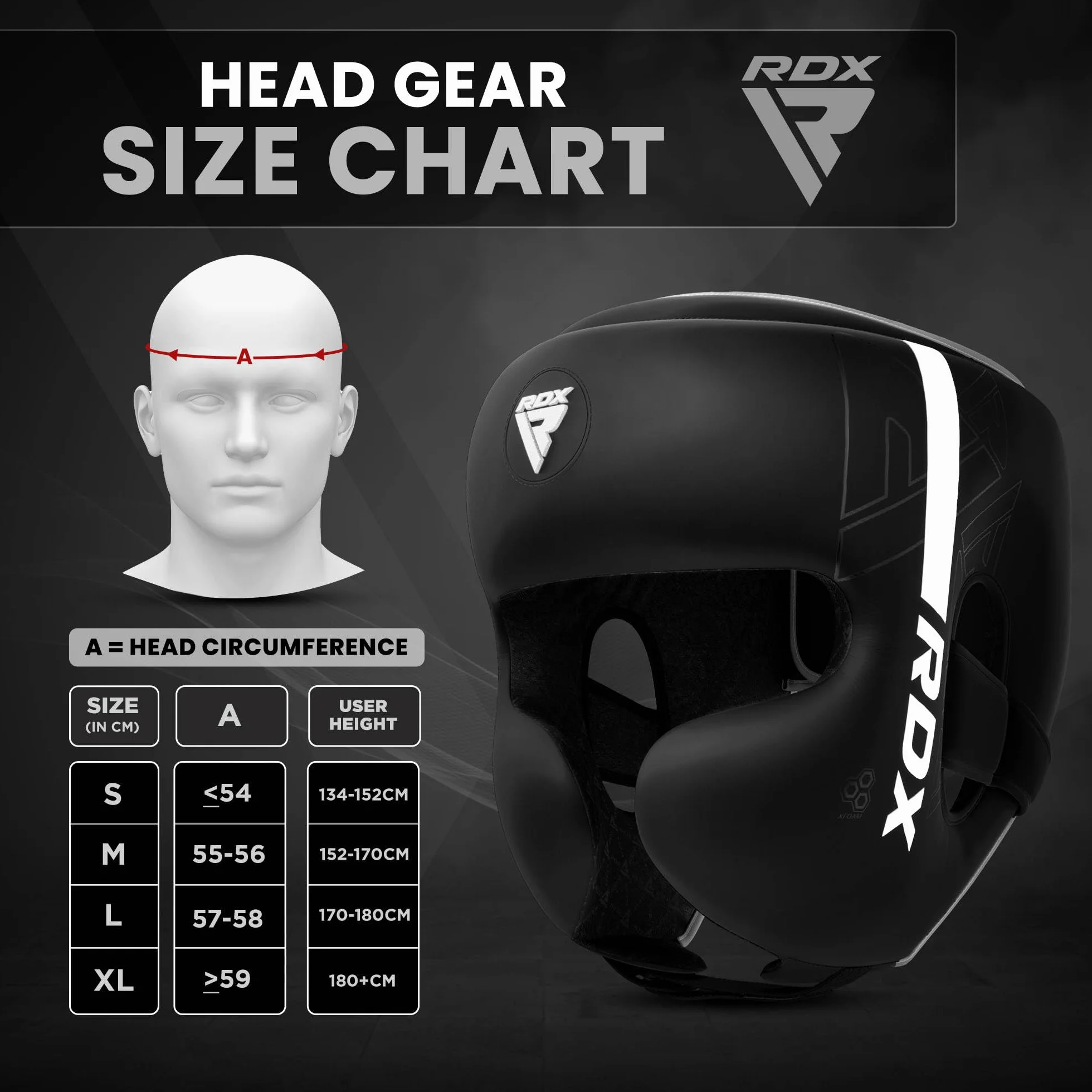 RDX Cascos Boxeo Helmet MMA Maya Hide Cuero Kara Head Guard para Entrenamiento Muay Thai
