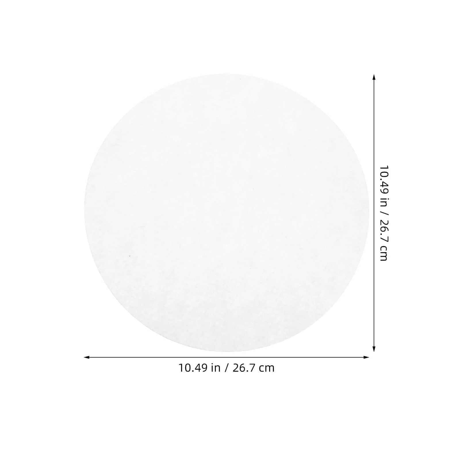50 Unidades Protector de Placa Fieltro agarraderas para ollas de Cocina Separador de sartenes White