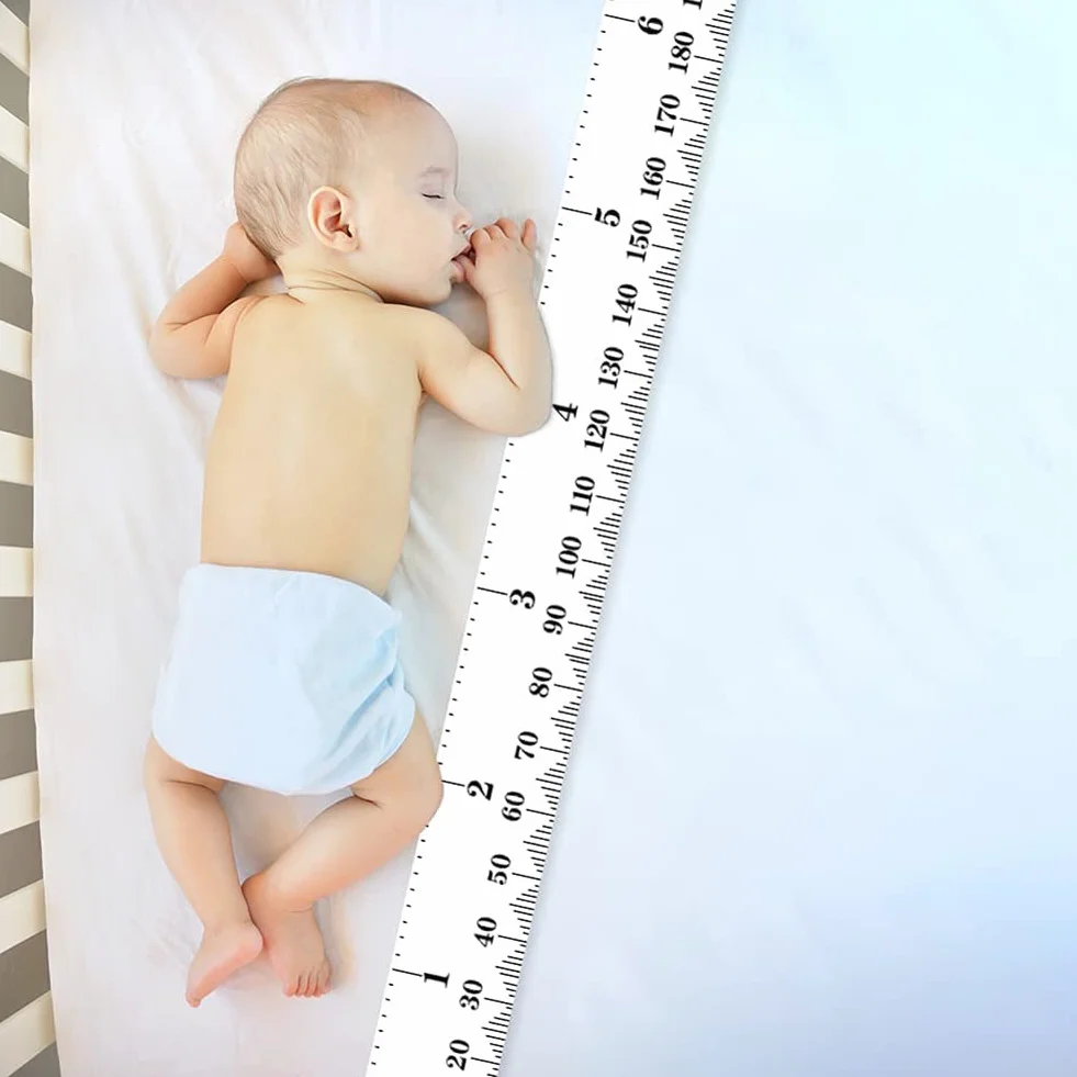 Reglas Lona Colgar Tabla Crecimiento Altura Medidor Pared Decoración Habitación Niños
