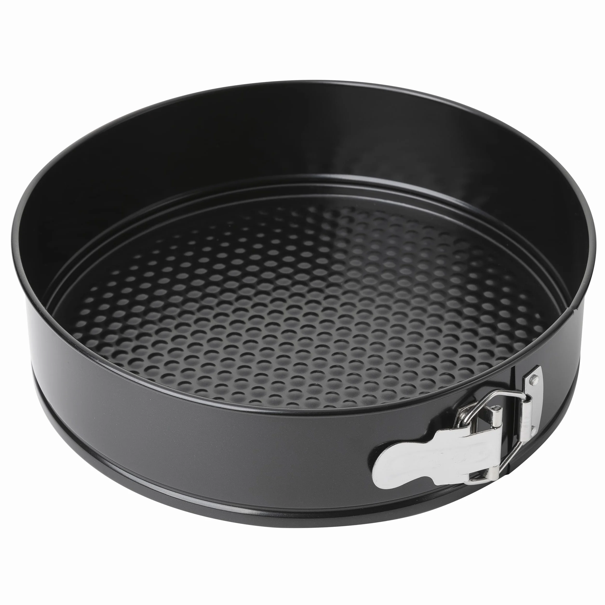 Florina Molde desmontable MERINGO | Redondo | 27,7 cm | Acero al carbono | Revestimiento antiadherente | Cierre de seguridad para desmoldado fácil | Resistente a arañazos y duradero | Apto hasta 210°C