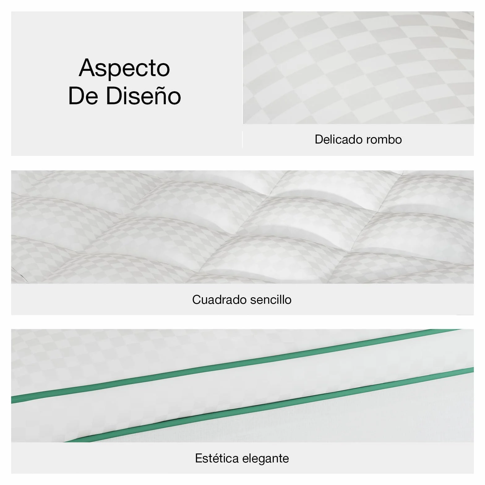Novilla Sobrecolchon 150 x 190 cm, Topper Colchón de Microfibra Super Suave Calidad de Hotel de Microfibra con Elástica, Blanco, Lavable a Maquina
