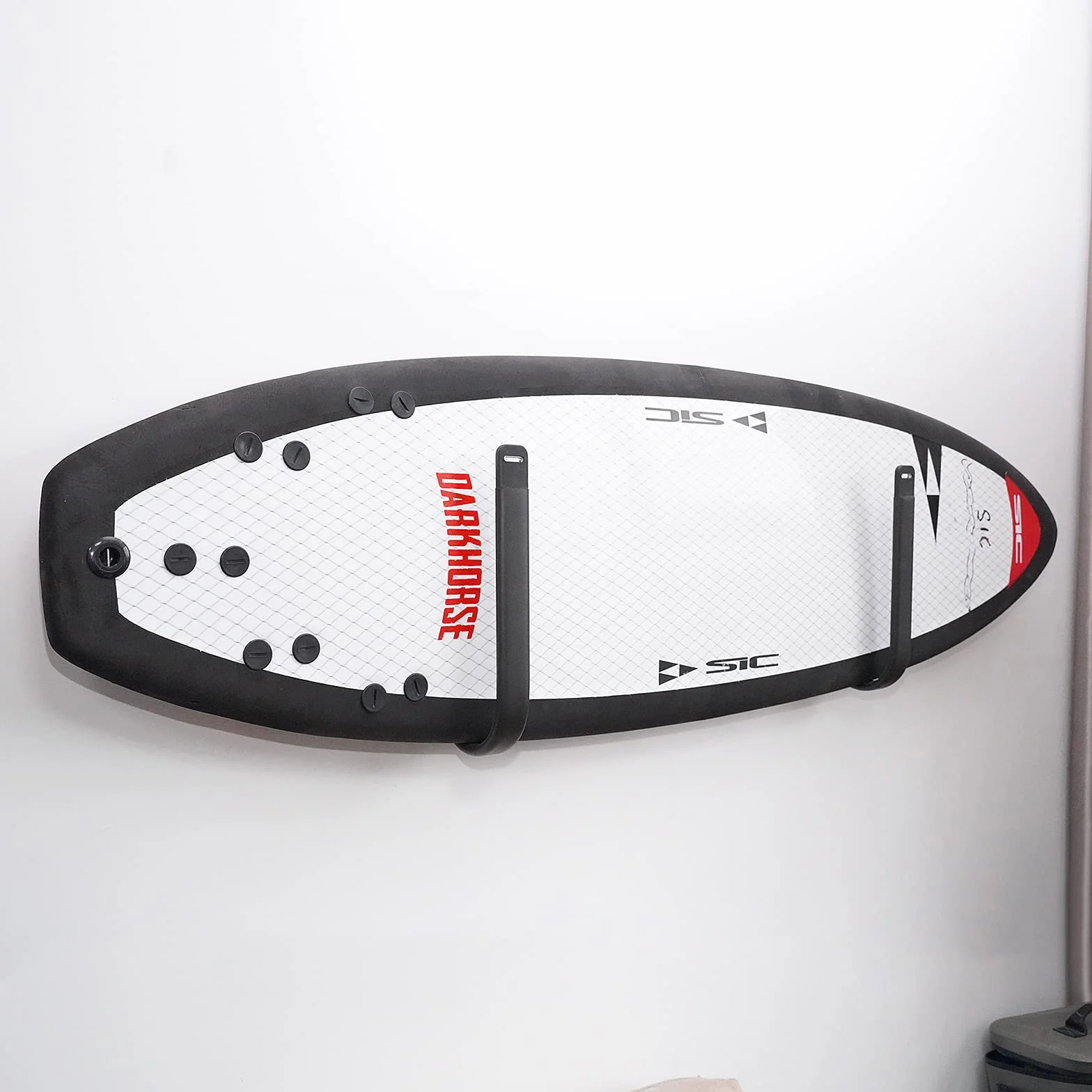 Estante de tabla de surf de aleación de aluminio y espuma para paddleboard, almacenamiento de pared