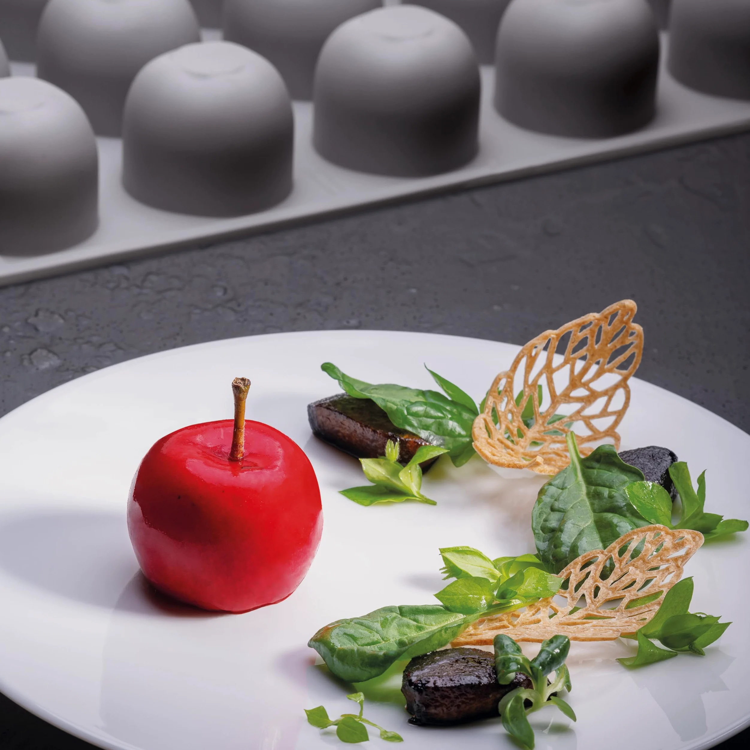 PAVONI Molde de Silicona Forma Manzana 15 cavidades 45x37.5 mm by Paulo Griffa