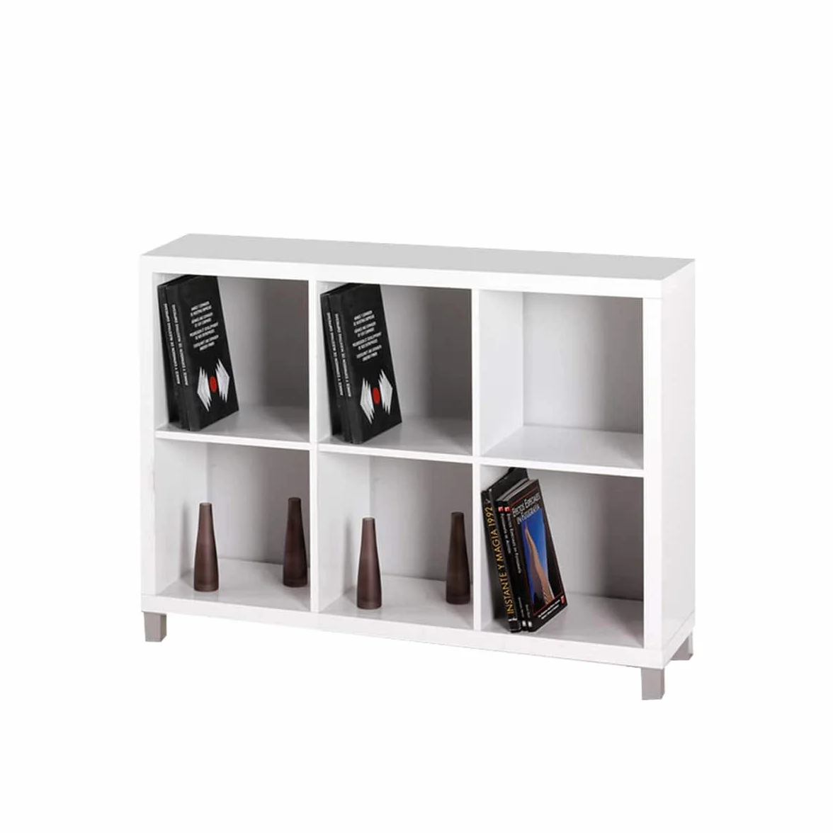 Kit Closet Estantería Kubox 6 Huecos Color Blanco
