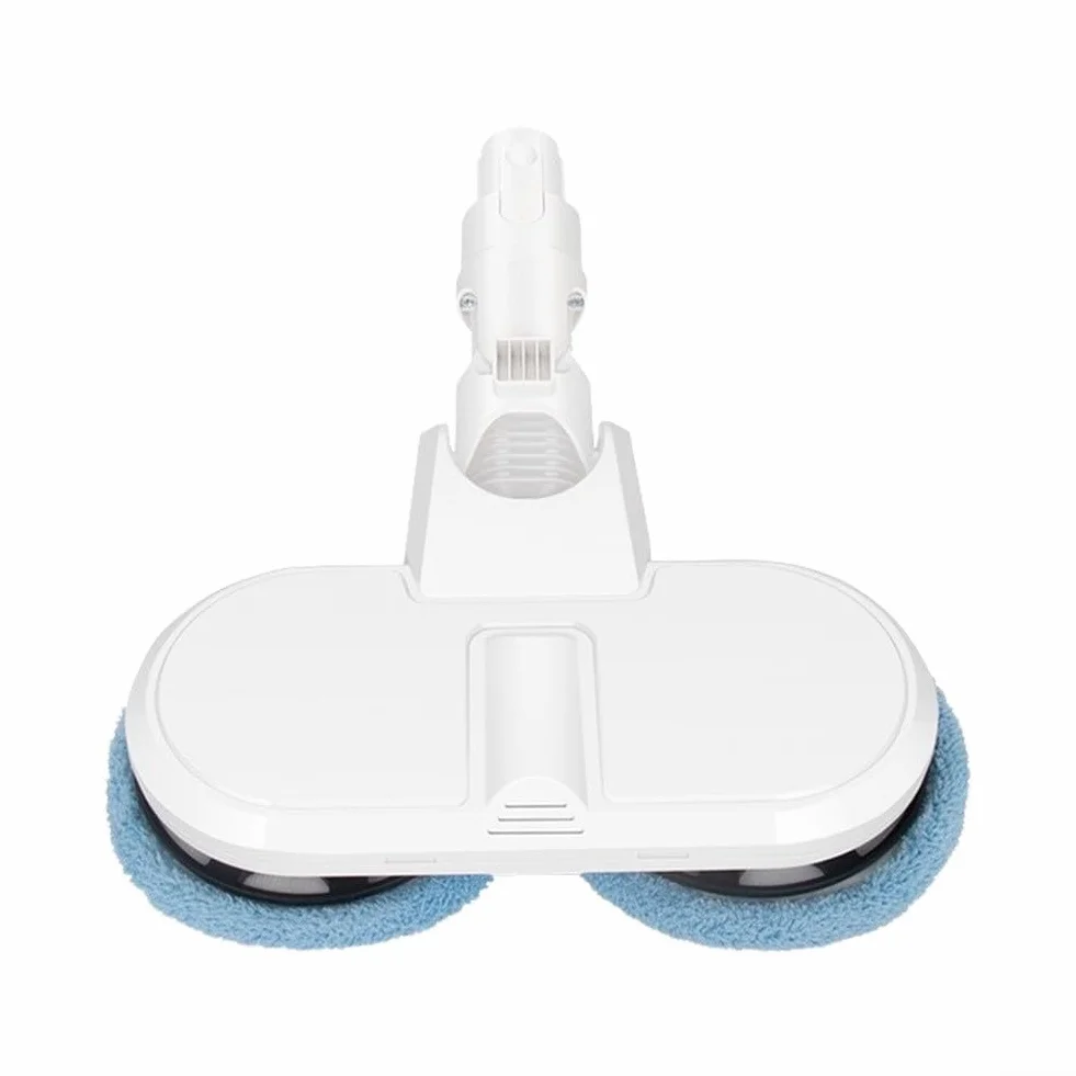 Cabezal de fregona para aspiradora Dreame V8 V9B V10 V11, accesorio eléctrico de microfibra, almohadilla de repuesto lavable para limpieza de suelos duros, color blanco