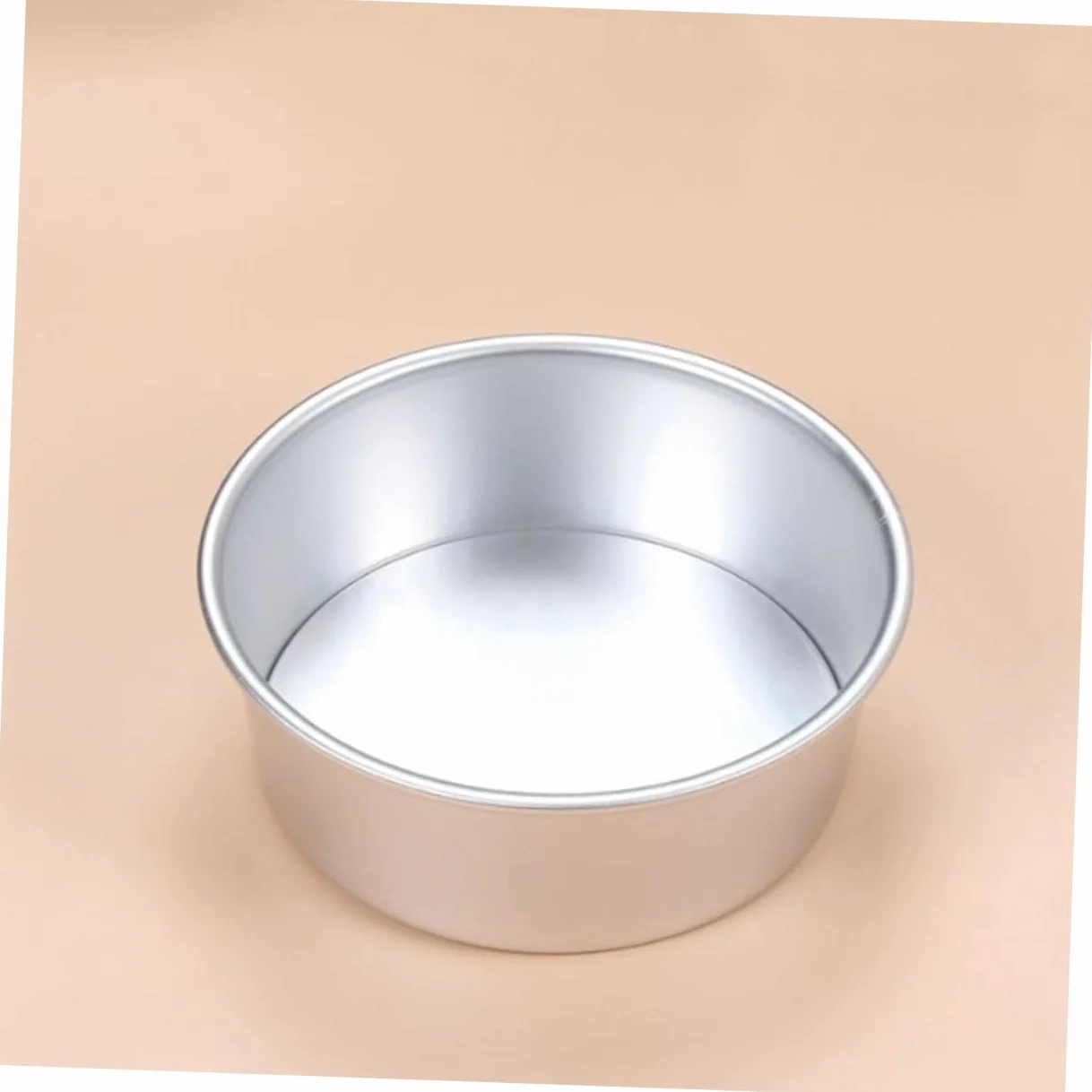 SOLUSTRE 4piezas Molde para Hornear Pasteles Redondo de Aleación Bandeja Antiadherente para Hornear con Fondo Extraíble para Postres de Cumpleaños y Tartas de Boda