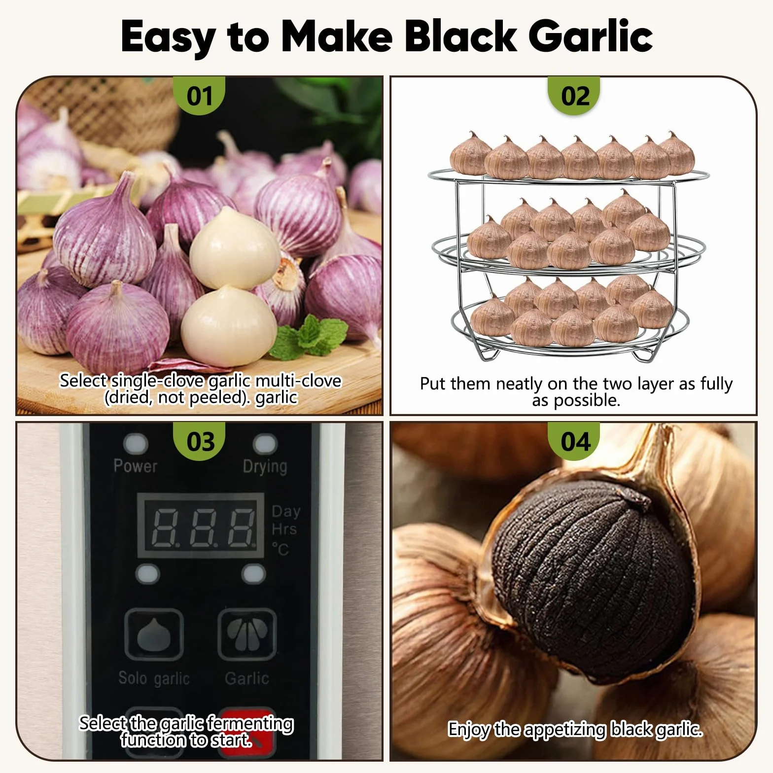 Fermento para yogurt Máquina,Máquina de fermentación de ajo negro,5L Automática Multifuncional Máquina de fermentación inteligente,máquina de encurtidos,máquina de fermentación de cocina DIY