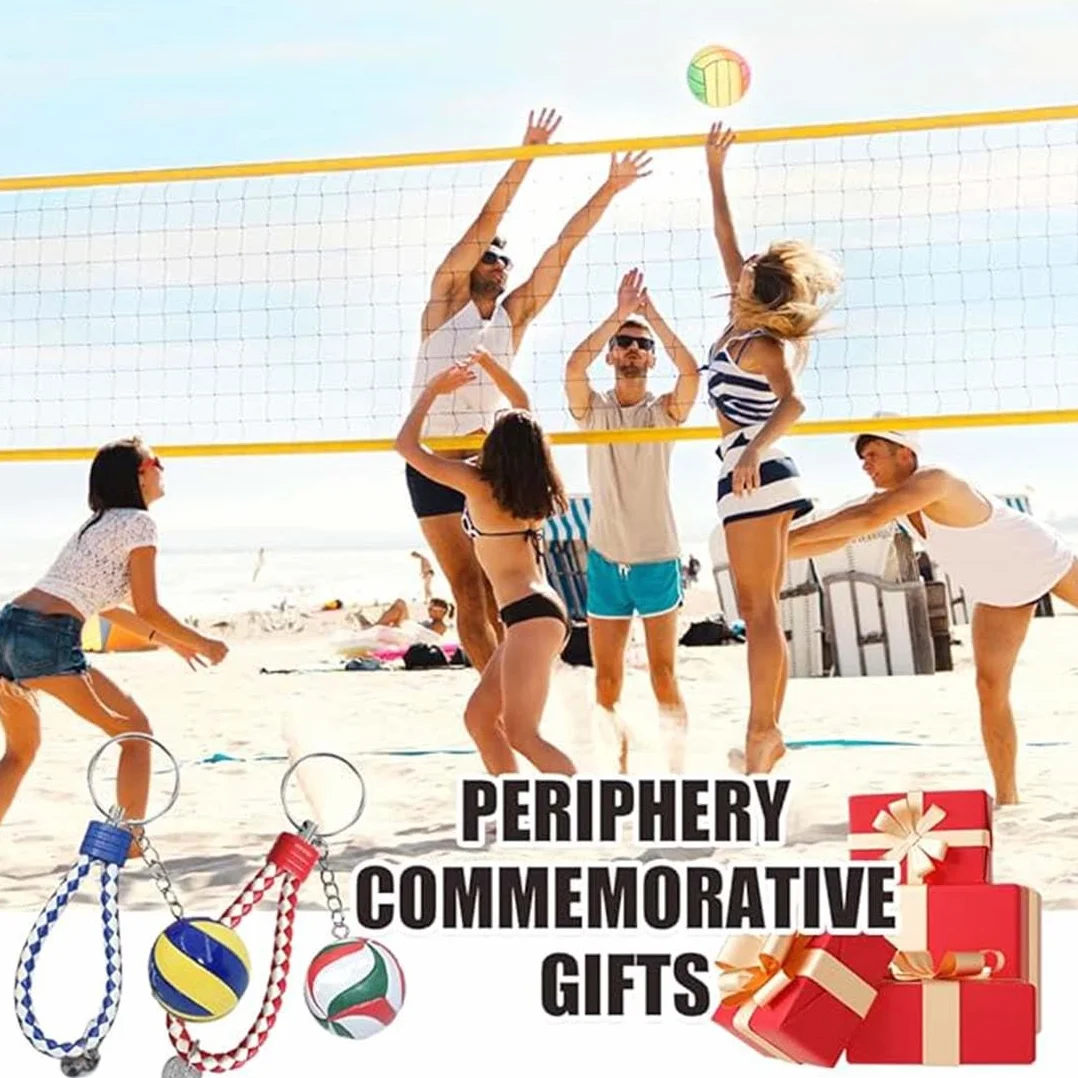 Llavero de voleibol recuerdo deportivo colgante regalo talla única