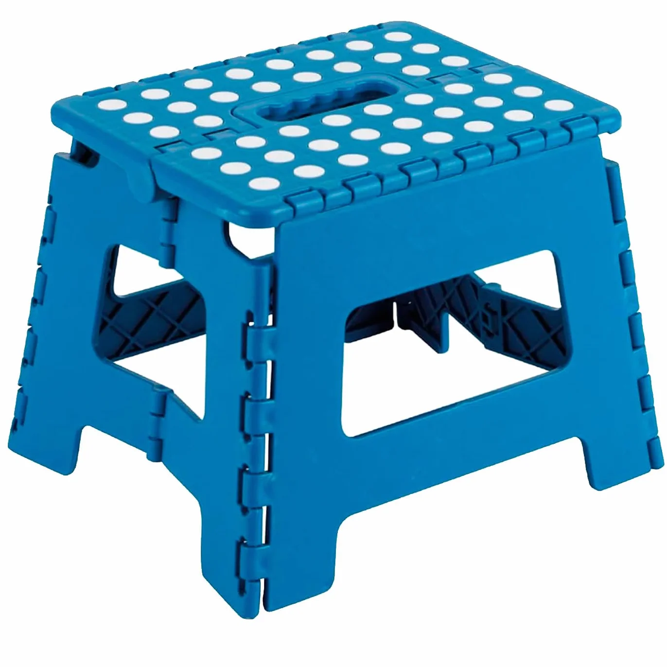 Acan Tradineur - Taburete Infantil Plegable, plástico, banqueta, Asiento Multiusos de PVC Resistente, niños, Escuela, guardería, hogar, 22 x 29 x 22 cm, Color Aleatorio