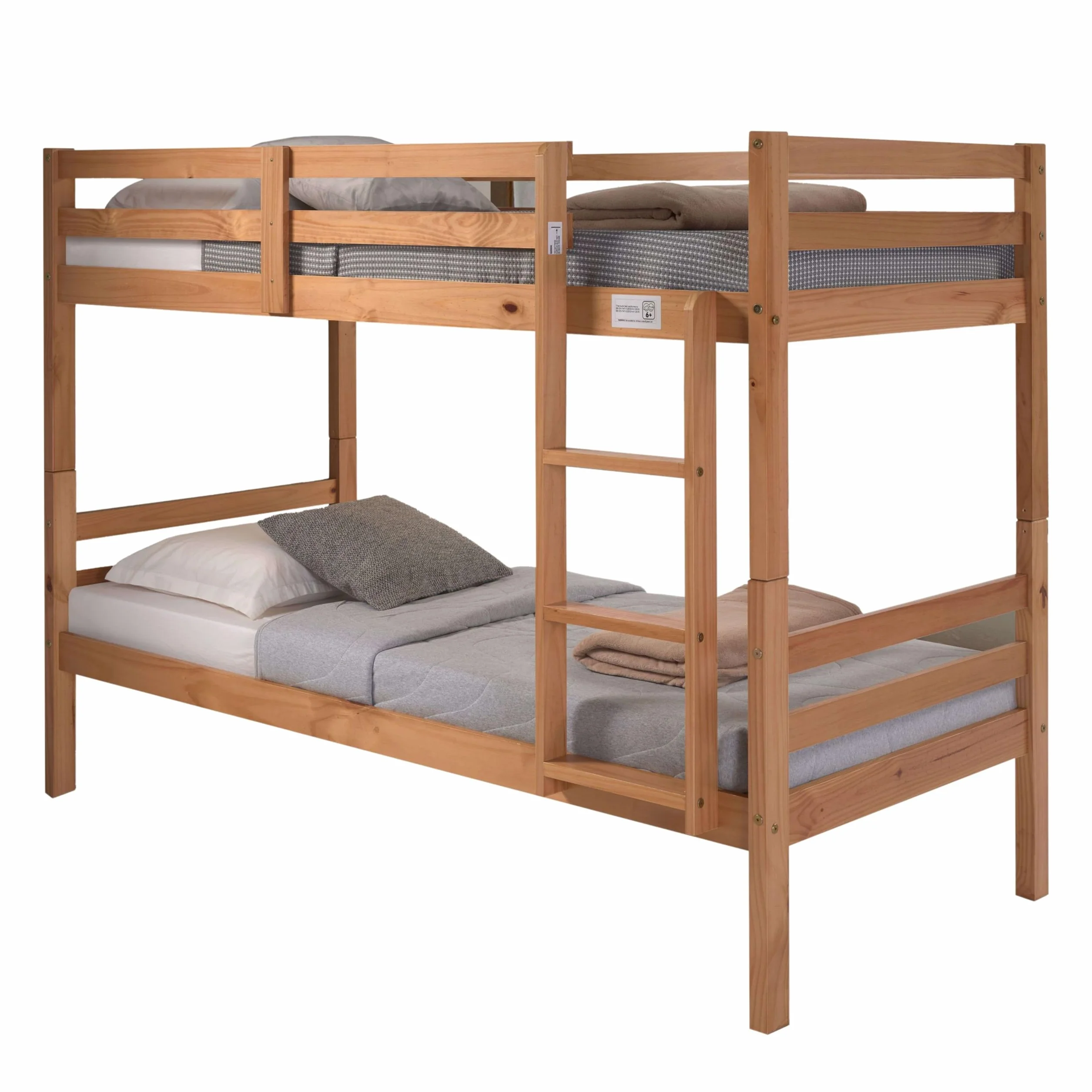 Miroytengo Litera Rabbit de Dormitorio Juvenil Estilo Moderno en Color Miel 90x190 cm Madera 195x152.5x101.2 cm