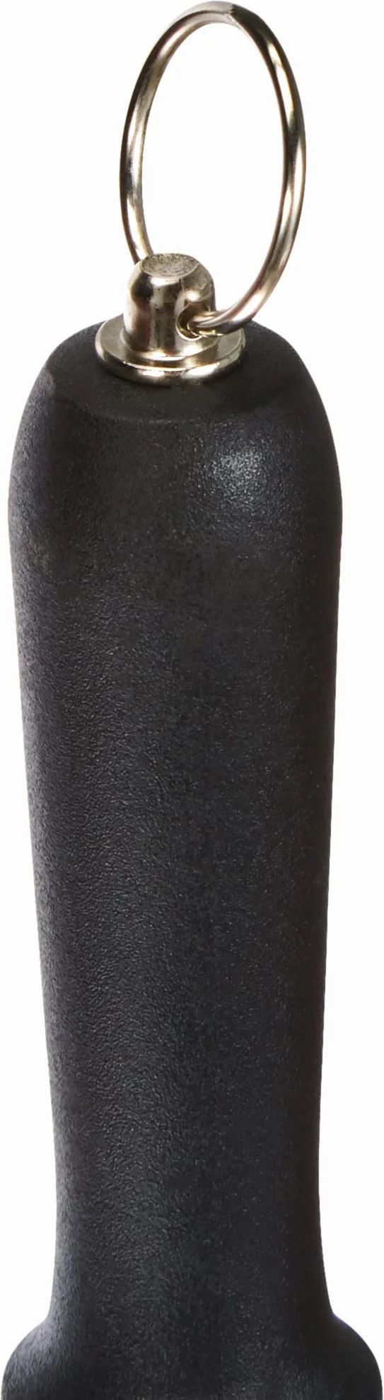 Metaltex AFILACUCHILLO (CHAIRA) M/Negro 30 CMS, Acero Inoxidable, Plata, 25 x 15 x 5 cm