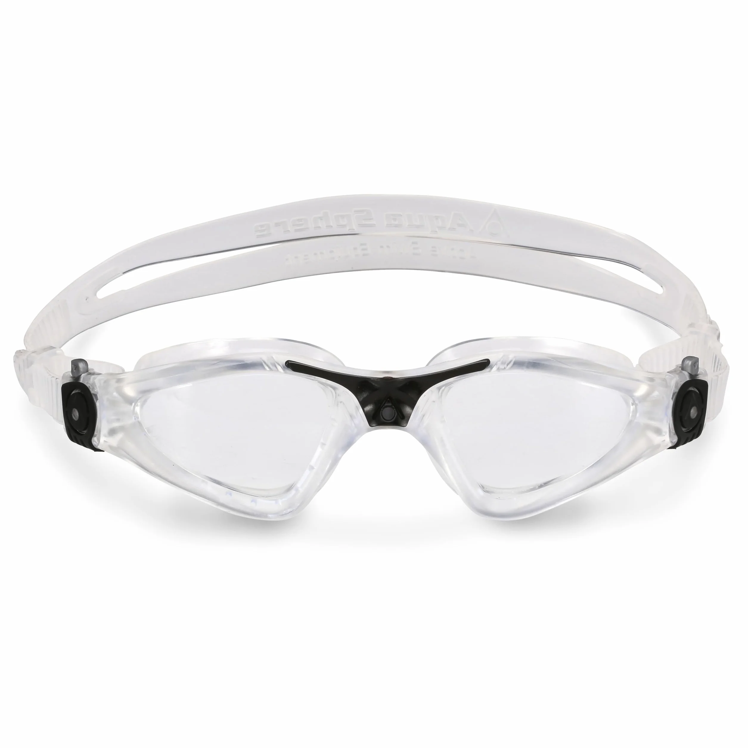 Aquasphere Kayenne Gafas de natación para adultos con protección UV, sellado de silicona, visión 180°, lentes antivaho