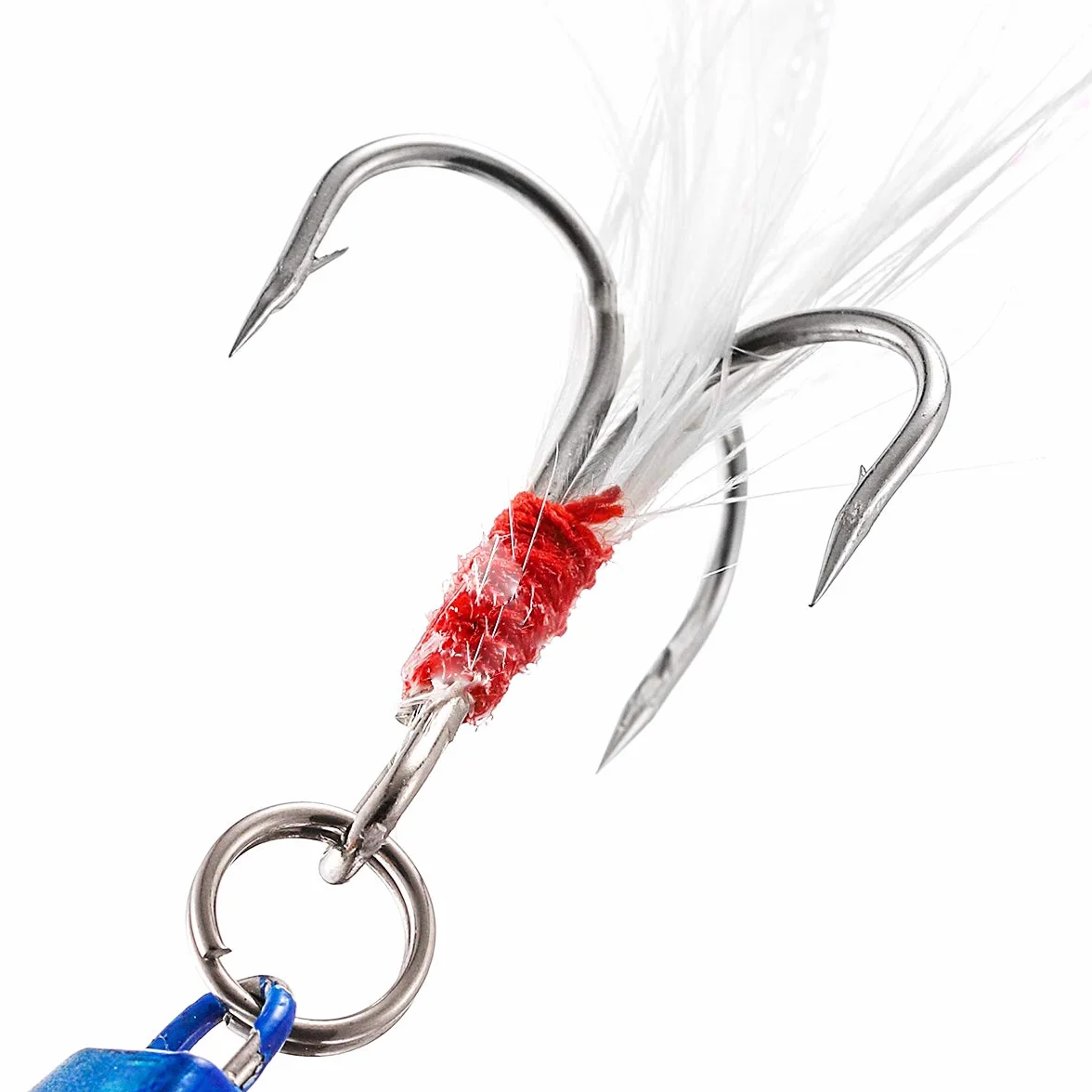 Jig de Señuelos 7 Piezas, Cucharas de Metal con Pluma, Cebos Artificiales para Trucha