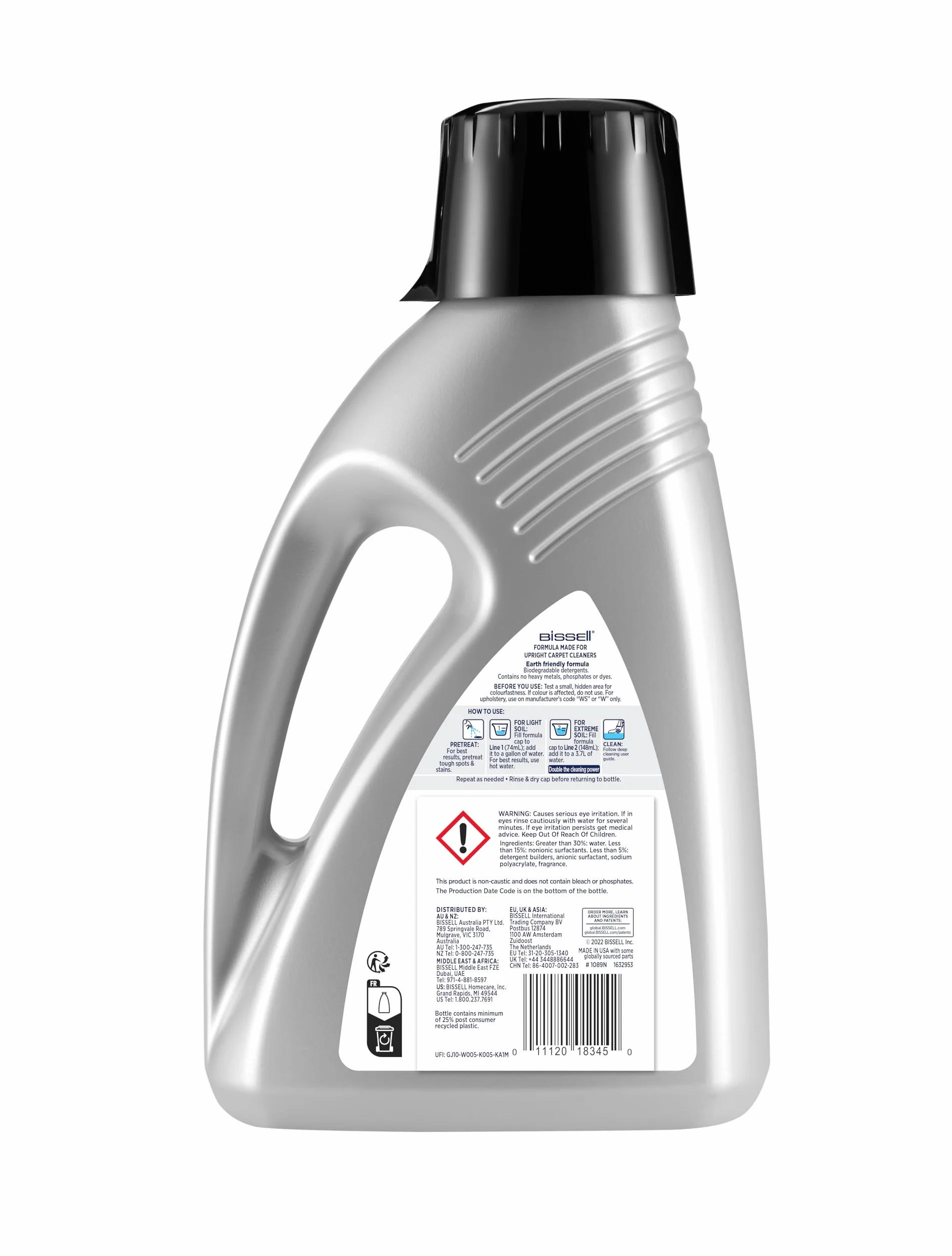 BISSELL Homecare Wash & Protect Pro - Limpiador para alfombras, 1.5 L