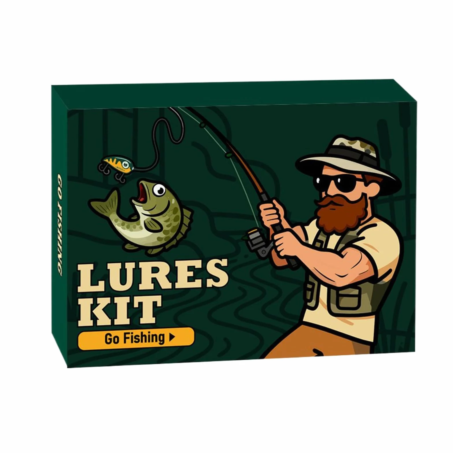 Calendario De Adviento Para La Pesca 24 Días De Accesorios De Pesca Para | Cuenta Atrás De Navidad Cebos De Pesca para Pescadores Chicos Adolescentes y