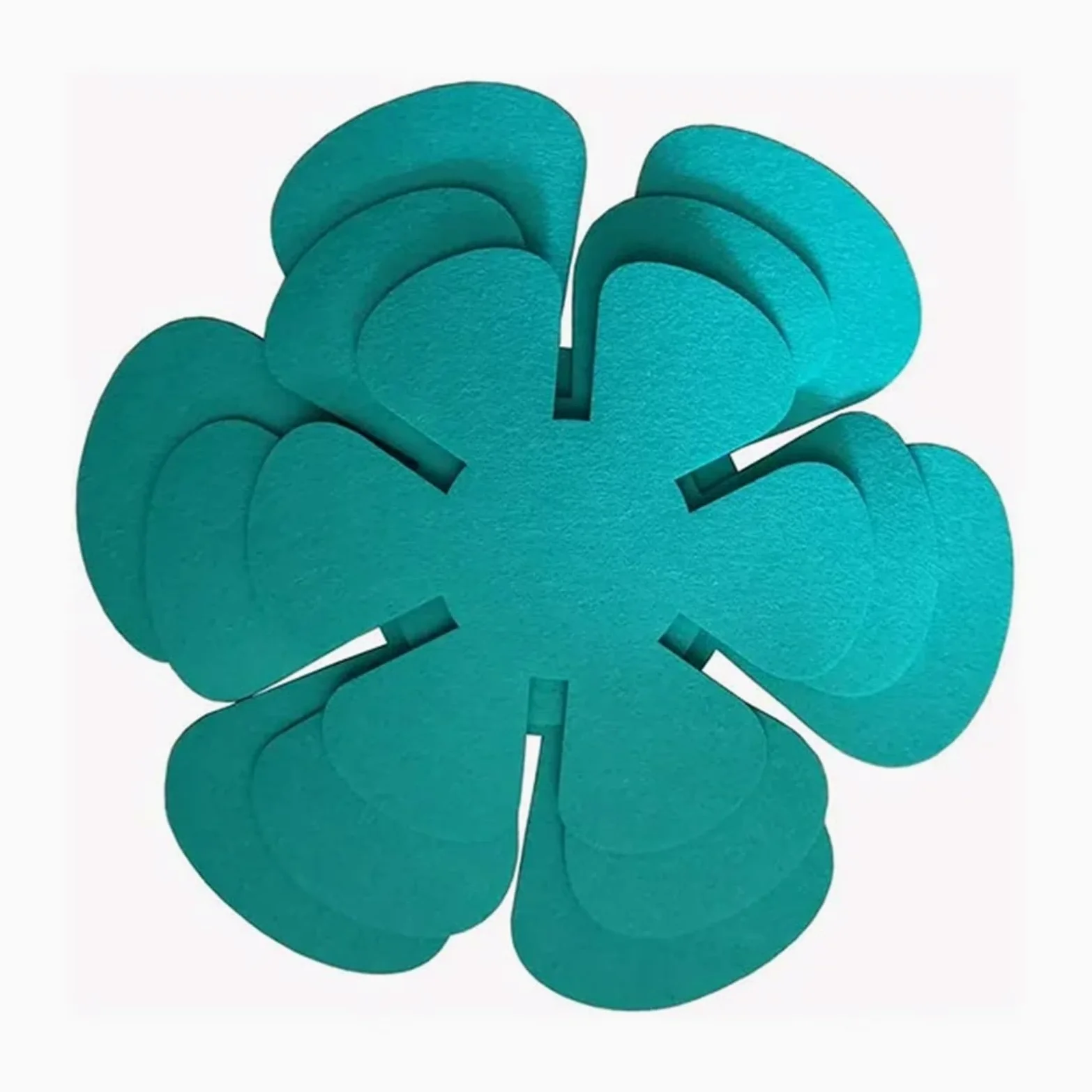 Almohadilla Aislante para Vajilla Juego de 3 Protectores de Fieltro for sartenes, antiarañazos, antiadherentes, for Proteger los Utensilios de Cocina(Lake Blue)