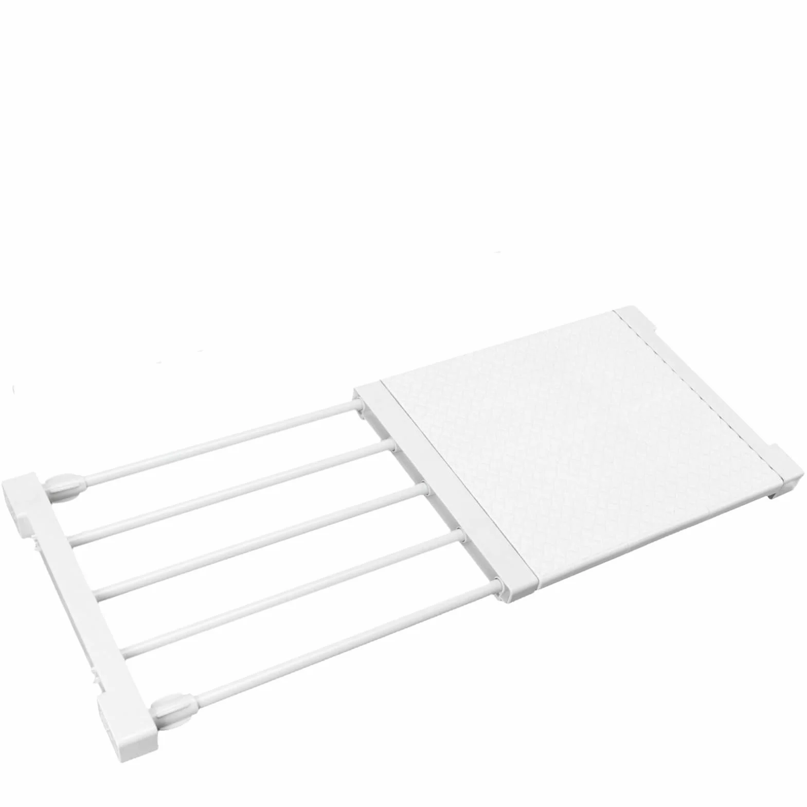 Estante Organizador de Armario de Ropa Extensible, Separadores de Armario de Bricolaje Ajustables, Estante de Tensión Separador para Armario, Armario, Baño, Cocina, Estantería (38‑55 cm)
