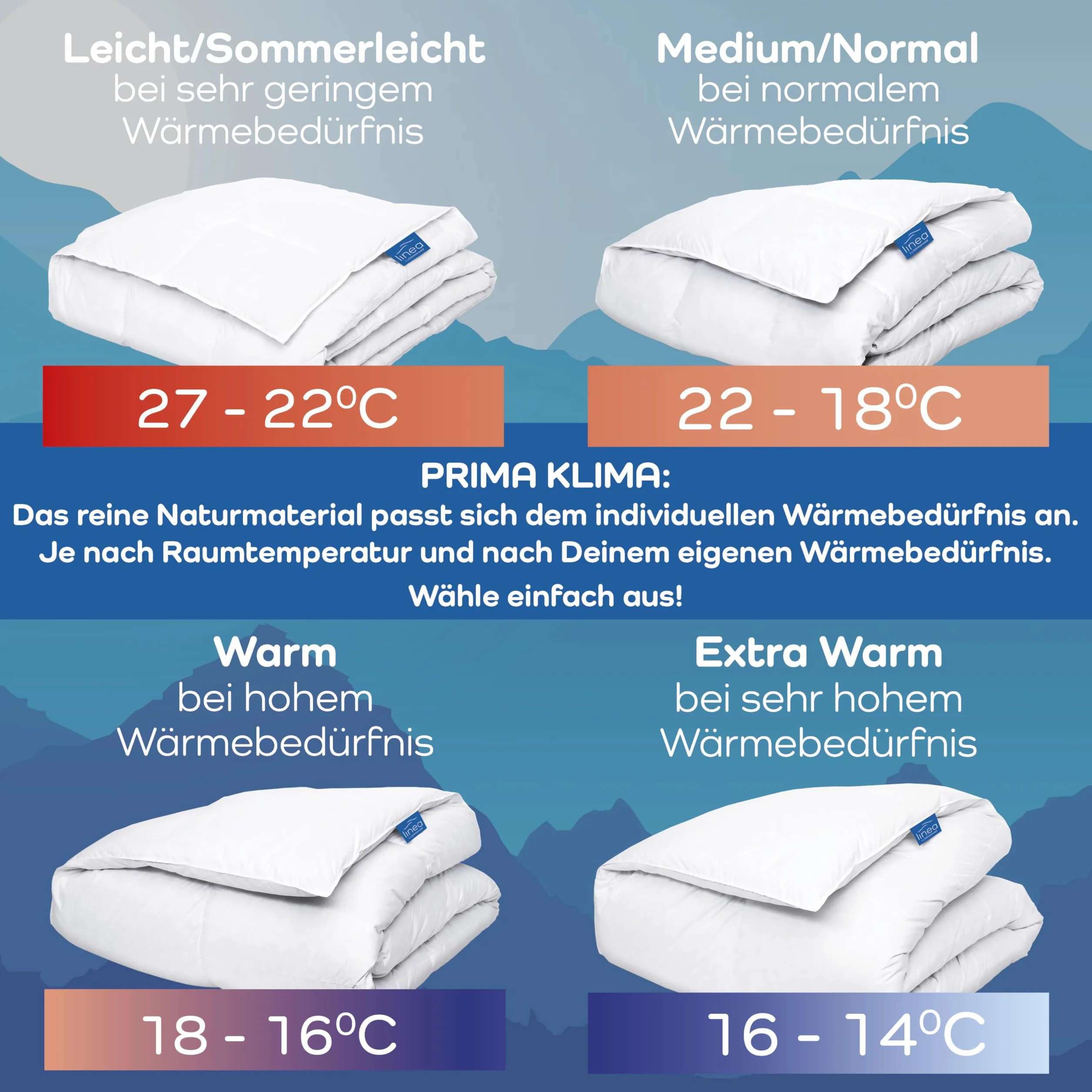 LINEA by böhmerwald Nature - Edredón Ligero de Seda Salvaje para Verano, 200 x 200 cm, 100% Seda Salvaje, Apto para alérgicos, Lavable a 40 °C, Fabricado en Alemania