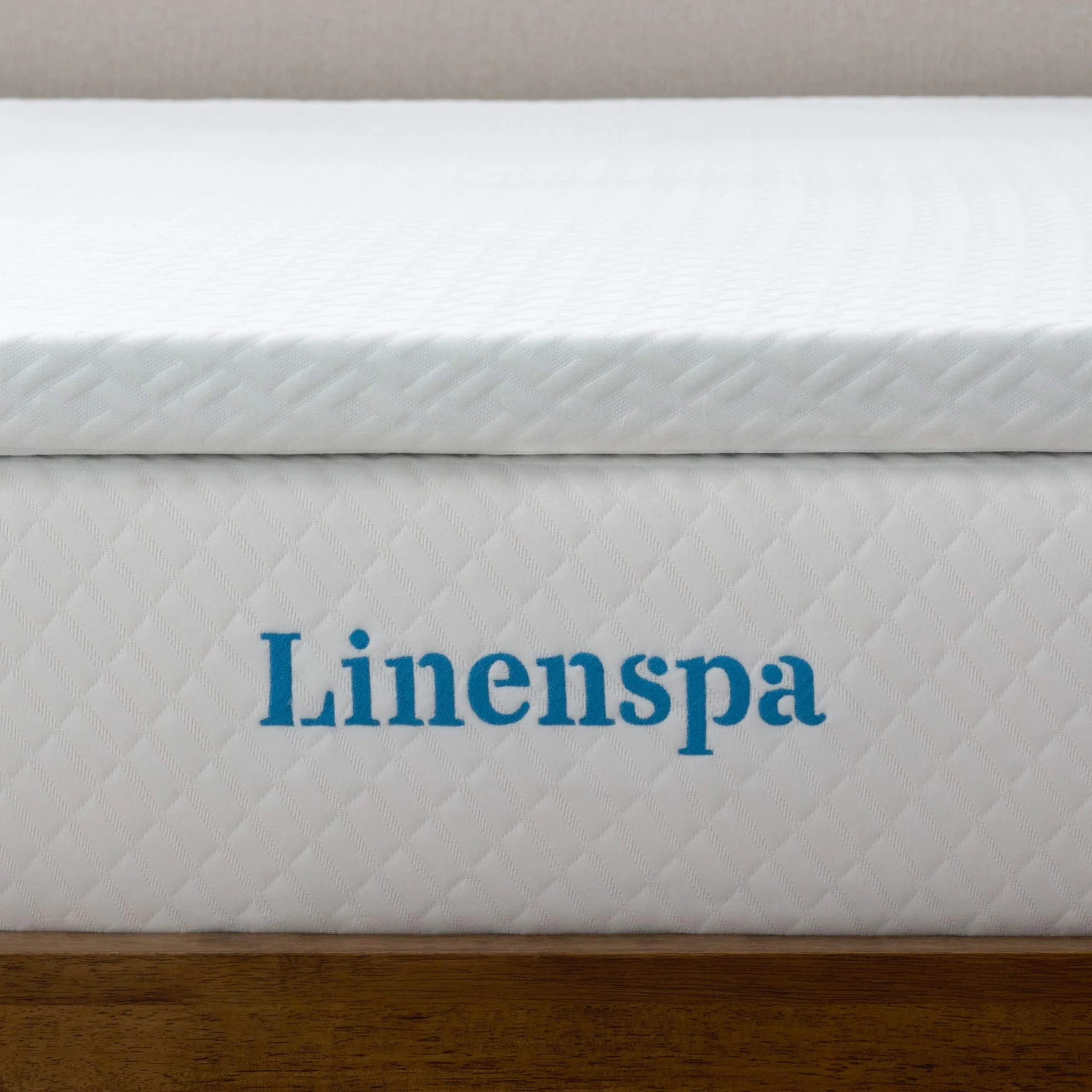 Linenspa Sobrecolchon Viscoelastico | Topper para colchon 120 x 190 cm | Grosor 5 cm | Con Gel y funda con cremallera lavable | Oeko-Tex