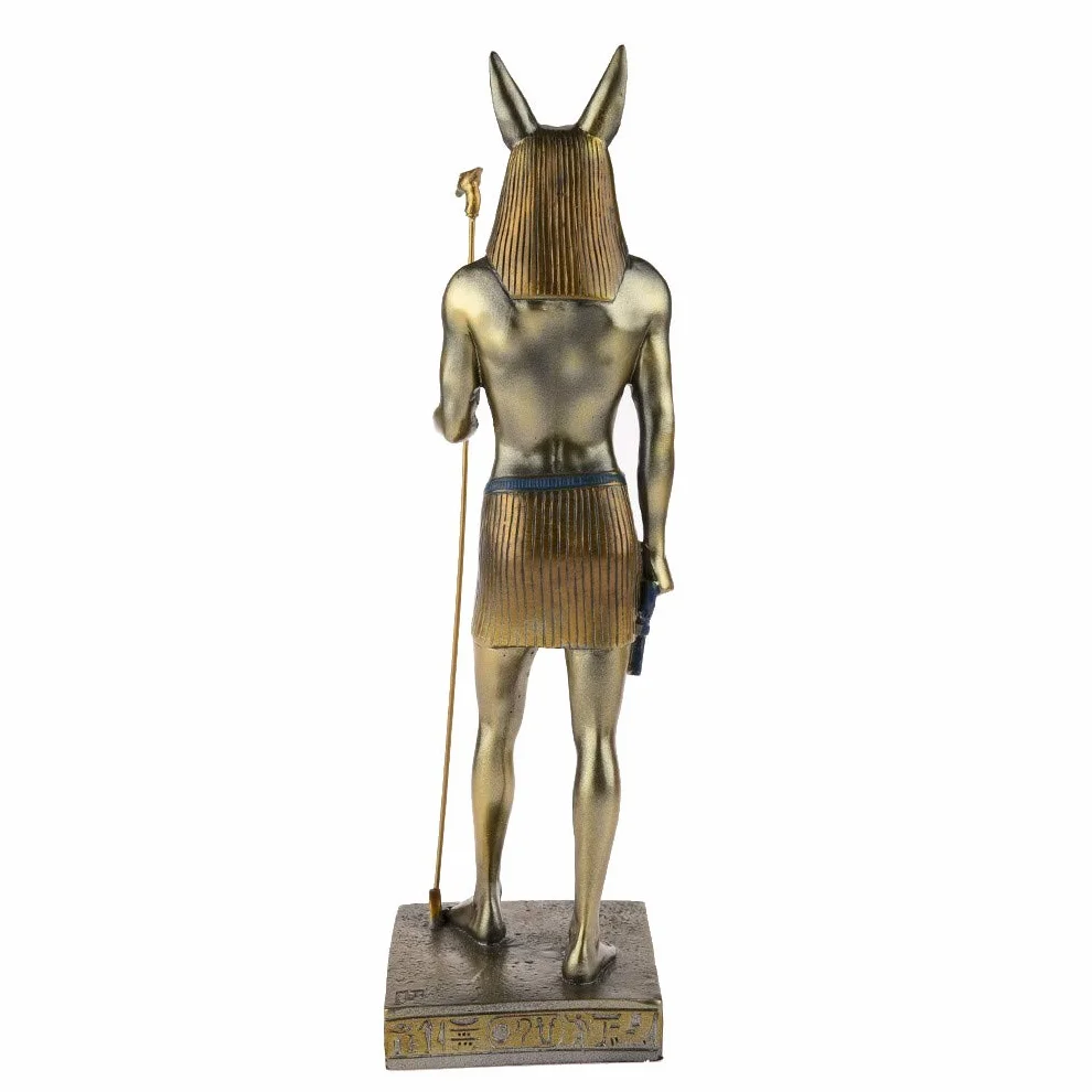 Egipska Statuetka Dekoracyjna Anubis