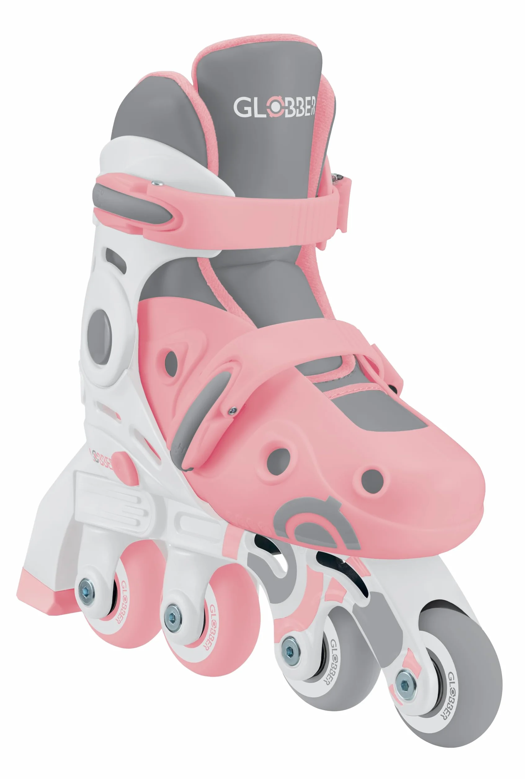 Globber Patines en Línea 2 en 1 Niños Talla 30-33 Rosa Pastel