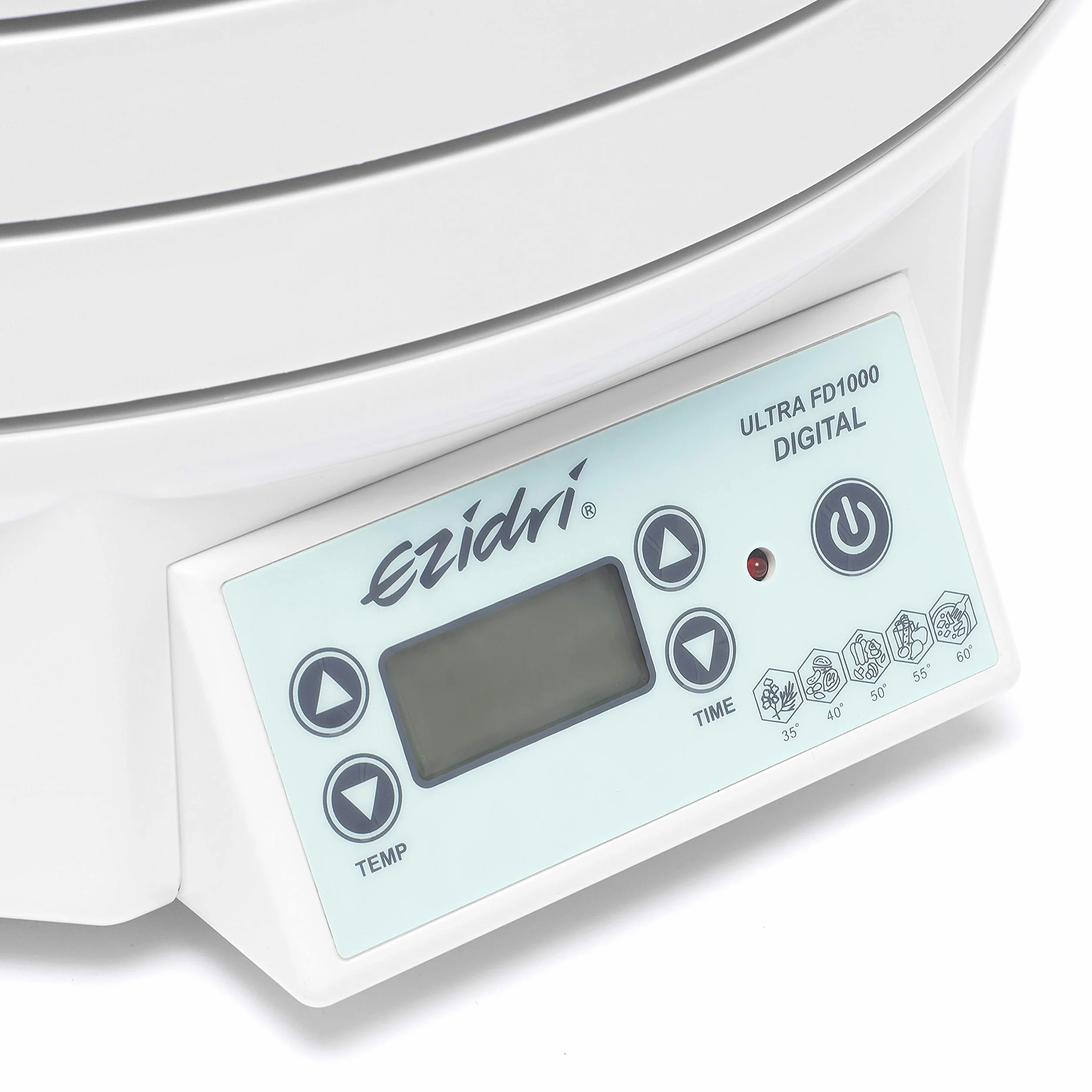 FD1000 Ultra Digital - Secador de Alimentos Ampliable a 30 Bandejas, Secado a Granel, Temporizador Digital, Ajustes de Temperatura (30-70°C)