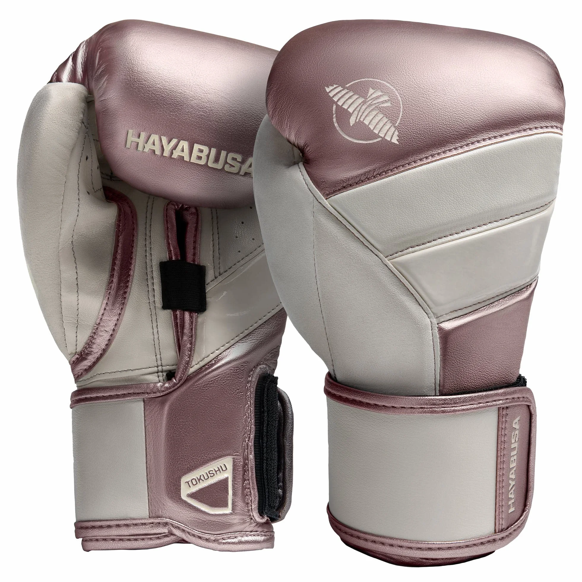 Hayabusa T3 Guantes de Boxeo para Hombres y Mujeres, Protección de Muñecas y Nudillos, Cierre de Gancho y Bucle Dual-X, Soporte de Muñeca Férula, Acolchado de Espuma de 5 Capas