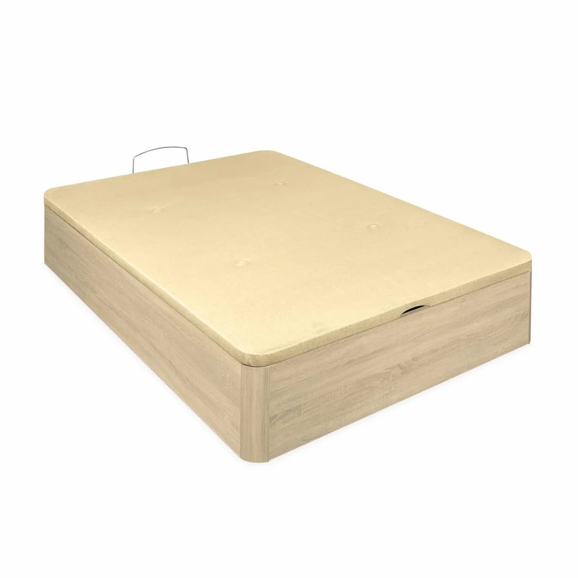 mattfy - Canapé Abatible Extra Reforzado Gran Capacidad con Tapa Transpirable, Esquinas Redondeadas, 150 x 190, Cambria