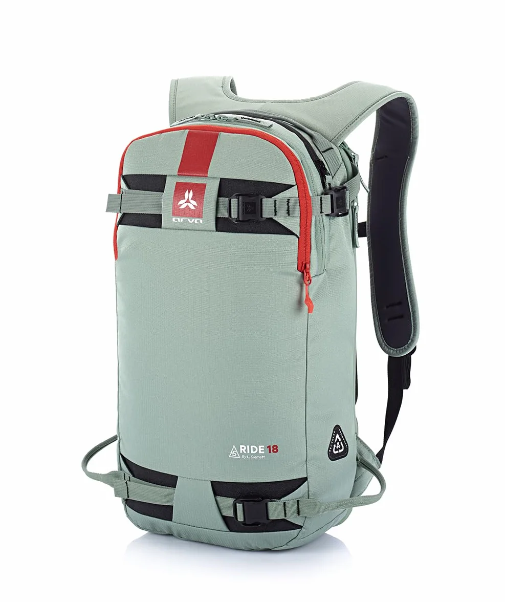 Arva Mochila Freeride Ride 18, Mousse, Verde