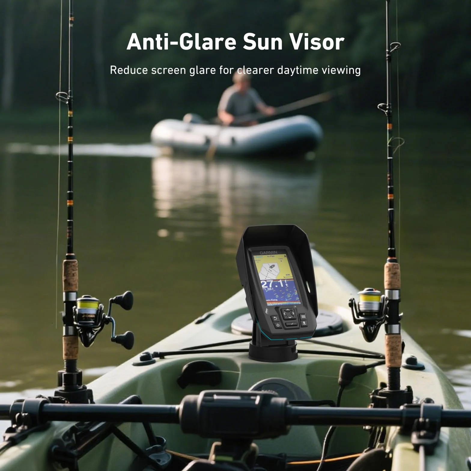 Visera solar Garmin Striker Plus 4 Vivid 4cv Fish Finder