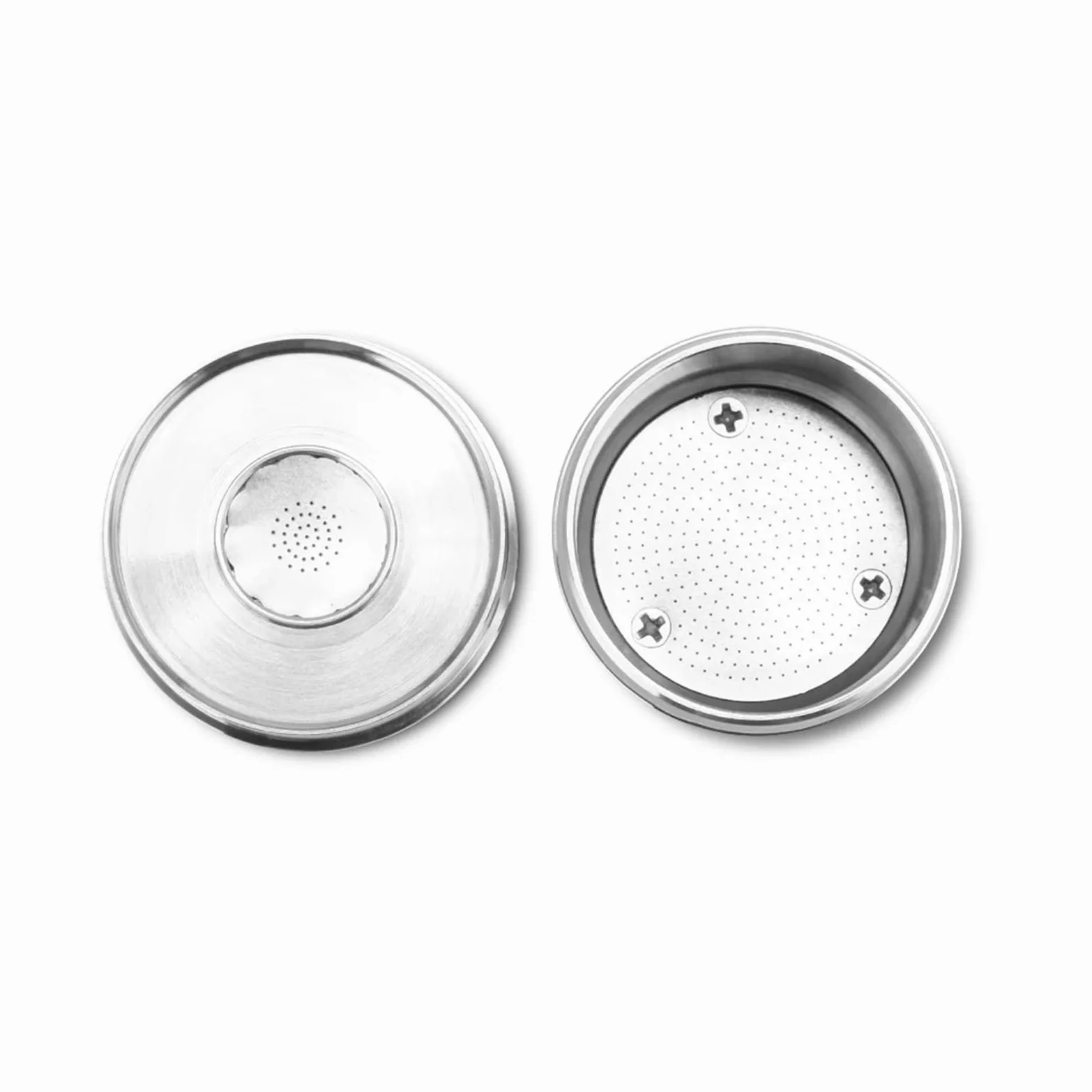 Filtro De Café Reutilizable De Acero Inoxidable, Compatible Con Cápsulas Rellenables, Compatible Con ILLY,Y3 Y3.2 Y5 Y1.1 X8 X9Mahine(2pcs)