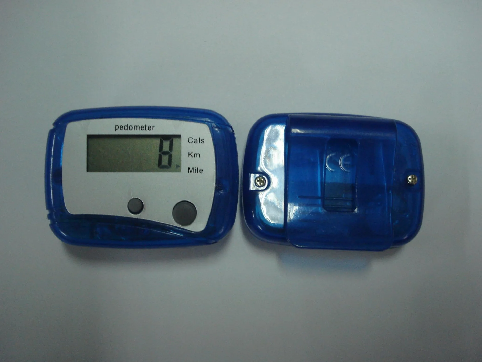 Podómetro digital LCD portátil para caminar, correr, contador de pasos