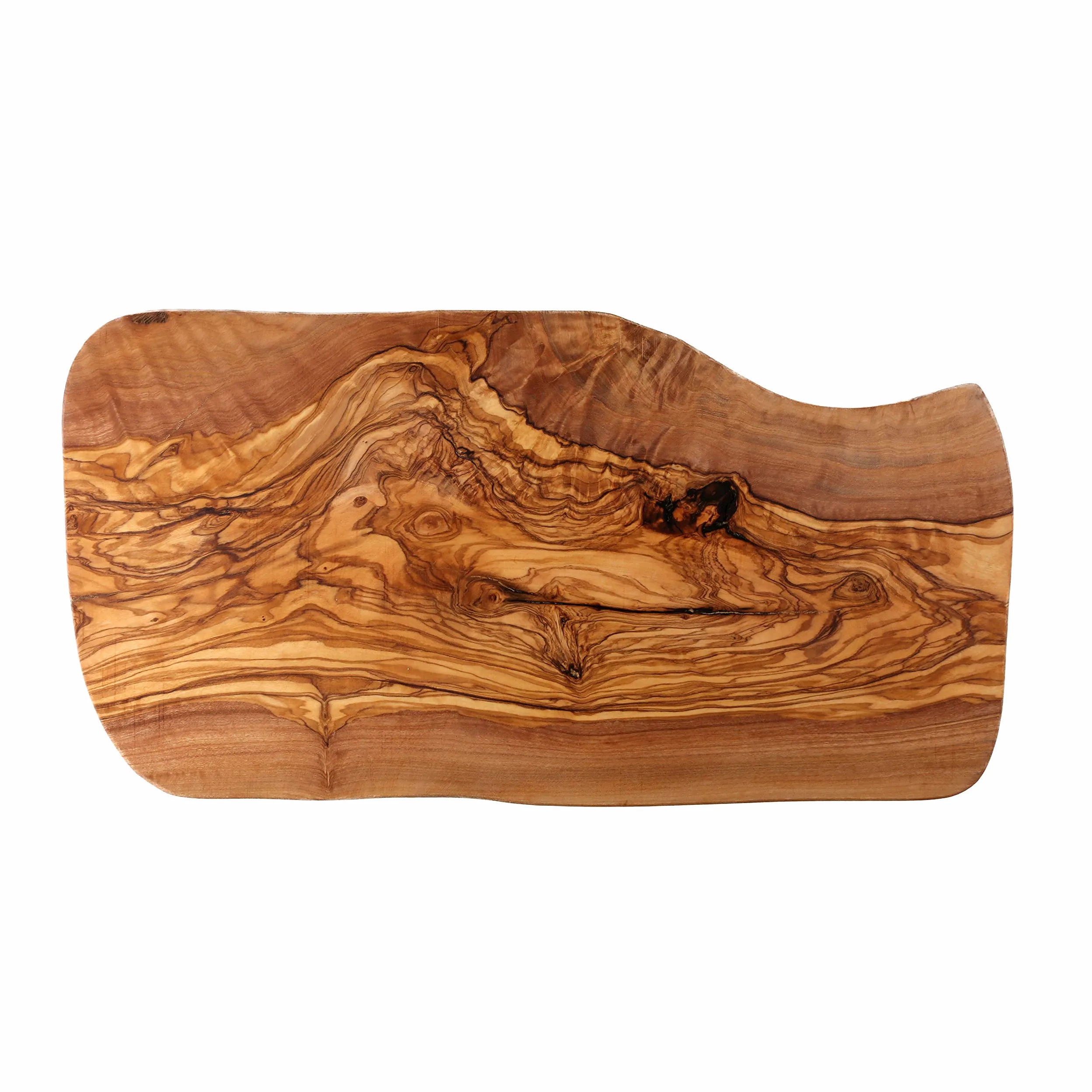 40 x 20 cm - Tabla de madera de olivo, para embutidos, cortar, servir, tapas y aperitivos