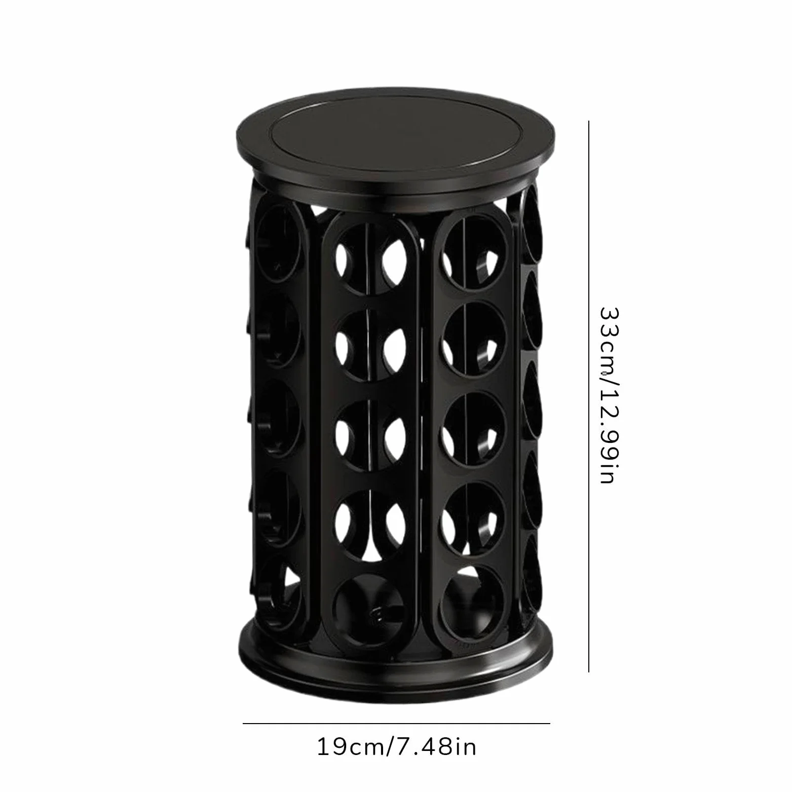 Cápsulas de Café Almacenamiento Organizador Giratorio Dispensador | Soporte Giratorio para Cápsulas de Café Rotativo para Encimera, Mostrador, Cocina, Hogar, Apartamento, Restaurante, Hotel,