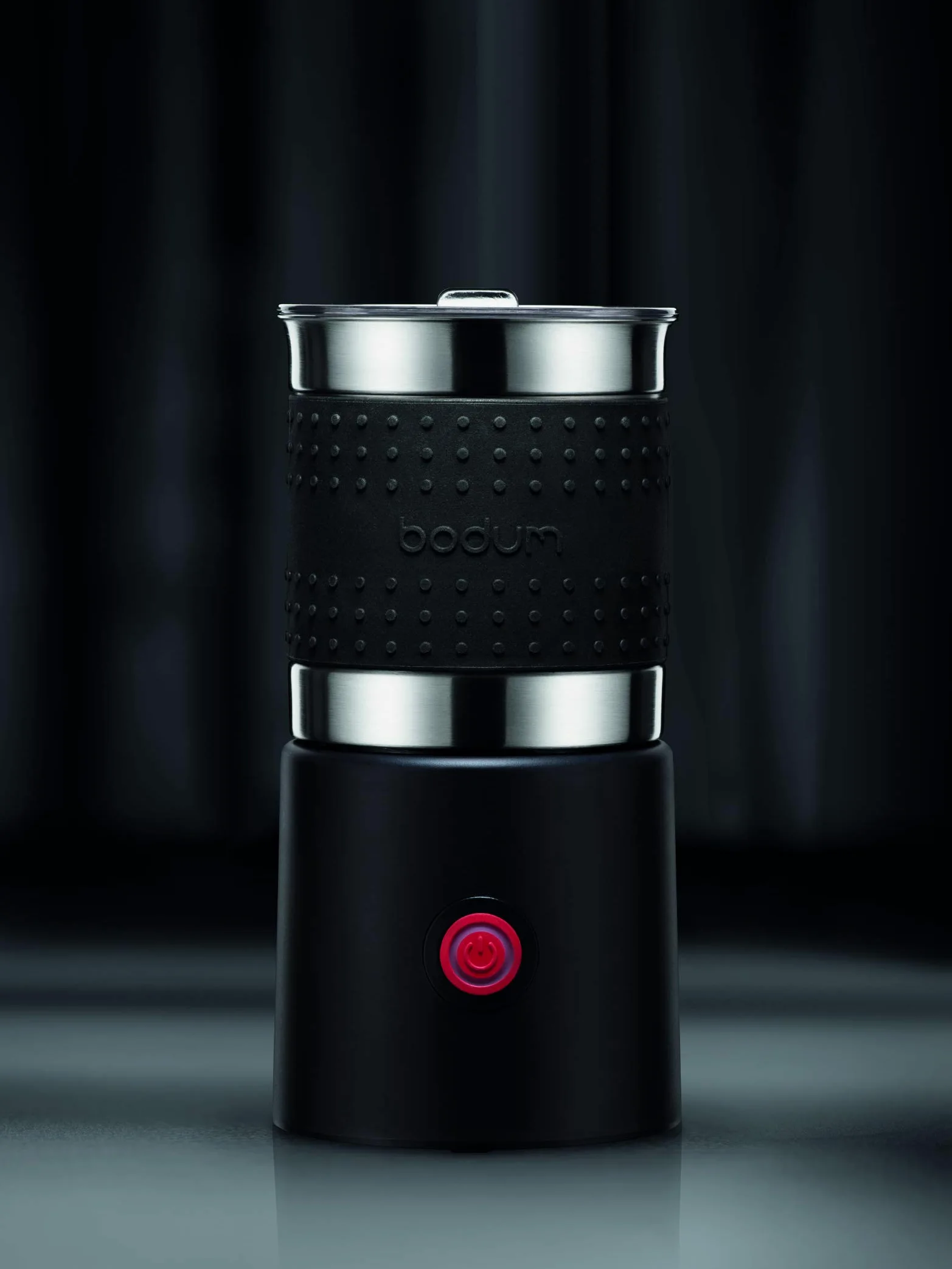 Bodum Bistro Electric Espumador de leche, 13 onzas, negro