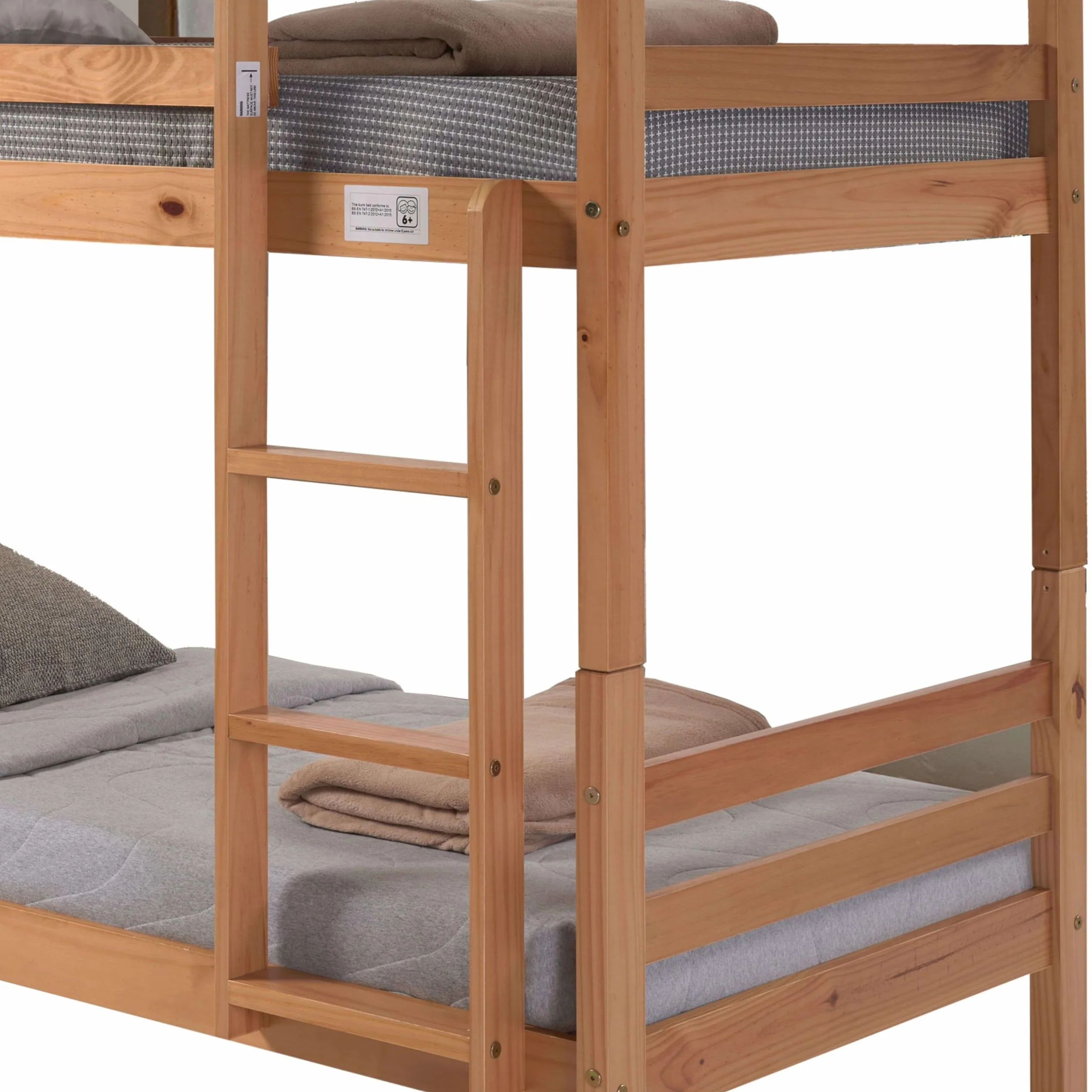 Miroytengo Litera Rabbit de Dormitorio Juvenil Estilo Moderno en Color Miel 90x190 cm Madera 195x152.5x101.2 cm
