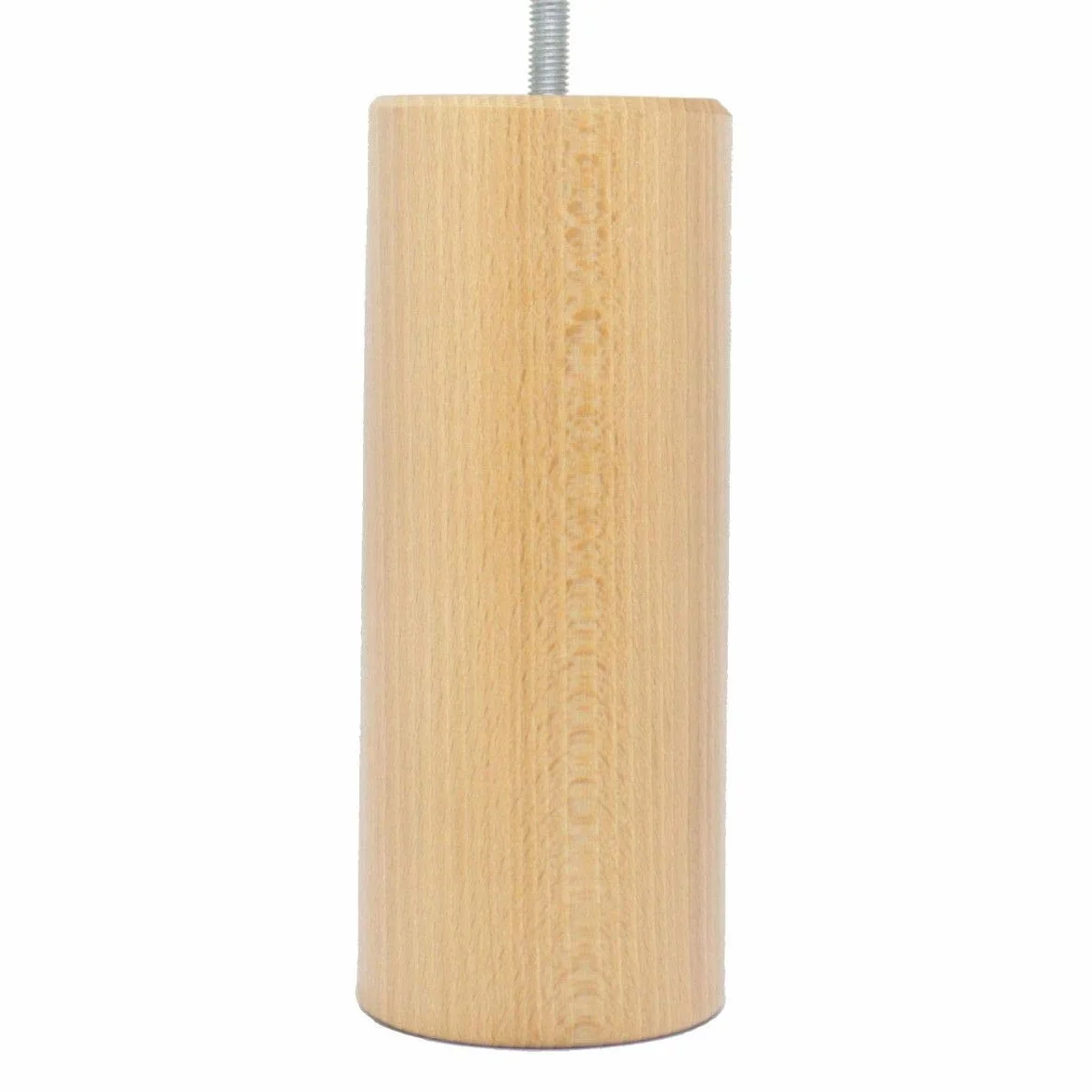 La fabrique de Patas am20170060 Juego de 4 Patas de Cama de Madera Barnizado Claro 25 x 7 x 7 cm