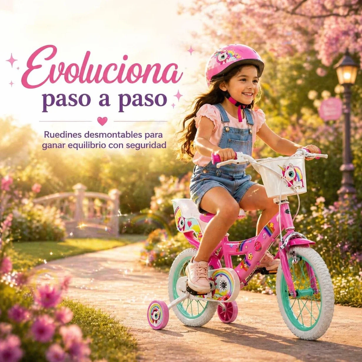 Toimsa Bicicleta Unicornio 14" (4/6 años)