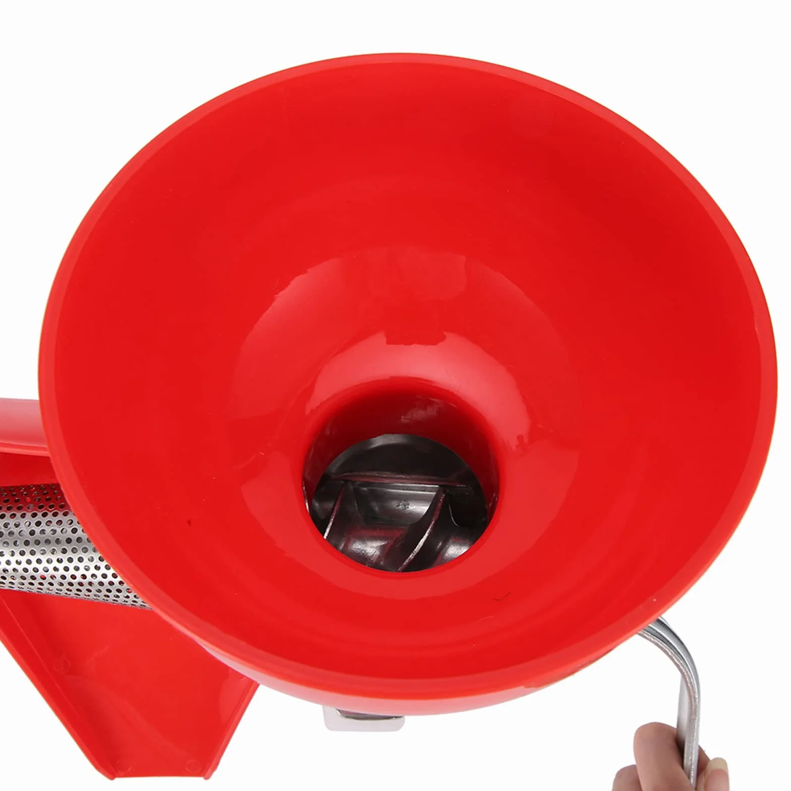 Exprimidor de Tomate de Gran Capacidad, Filtro de Acero Inoxidable, Separador de Cáscara y Semillas