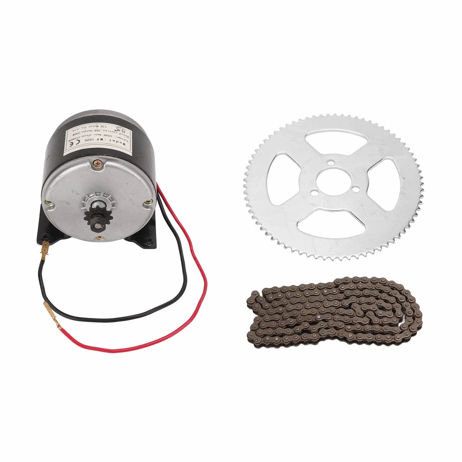 KIMISS Kit de Motor de Bicicleta Eléctrica 12V 250W 2750RPM con Controlador