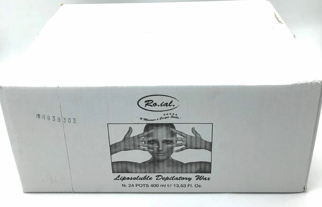 Ro.iAl Cera Bote Titanio Rosa – Paquete de 24 x 1200 gr