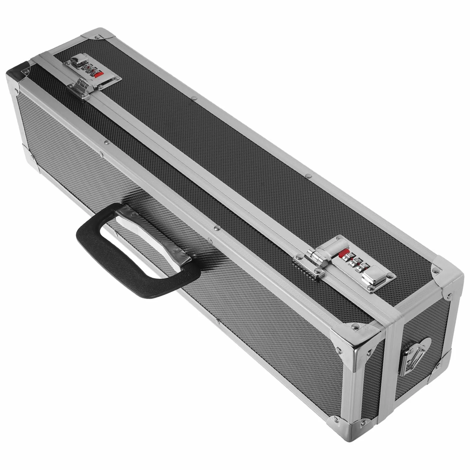 Estuche Profesional para Cuchillos de Cocina con Carcasa Dura de Aleación de Aluminio, 8 Ranuras y Doble Cerradura de Combinación para Cocina y Actividades al Aire Libre